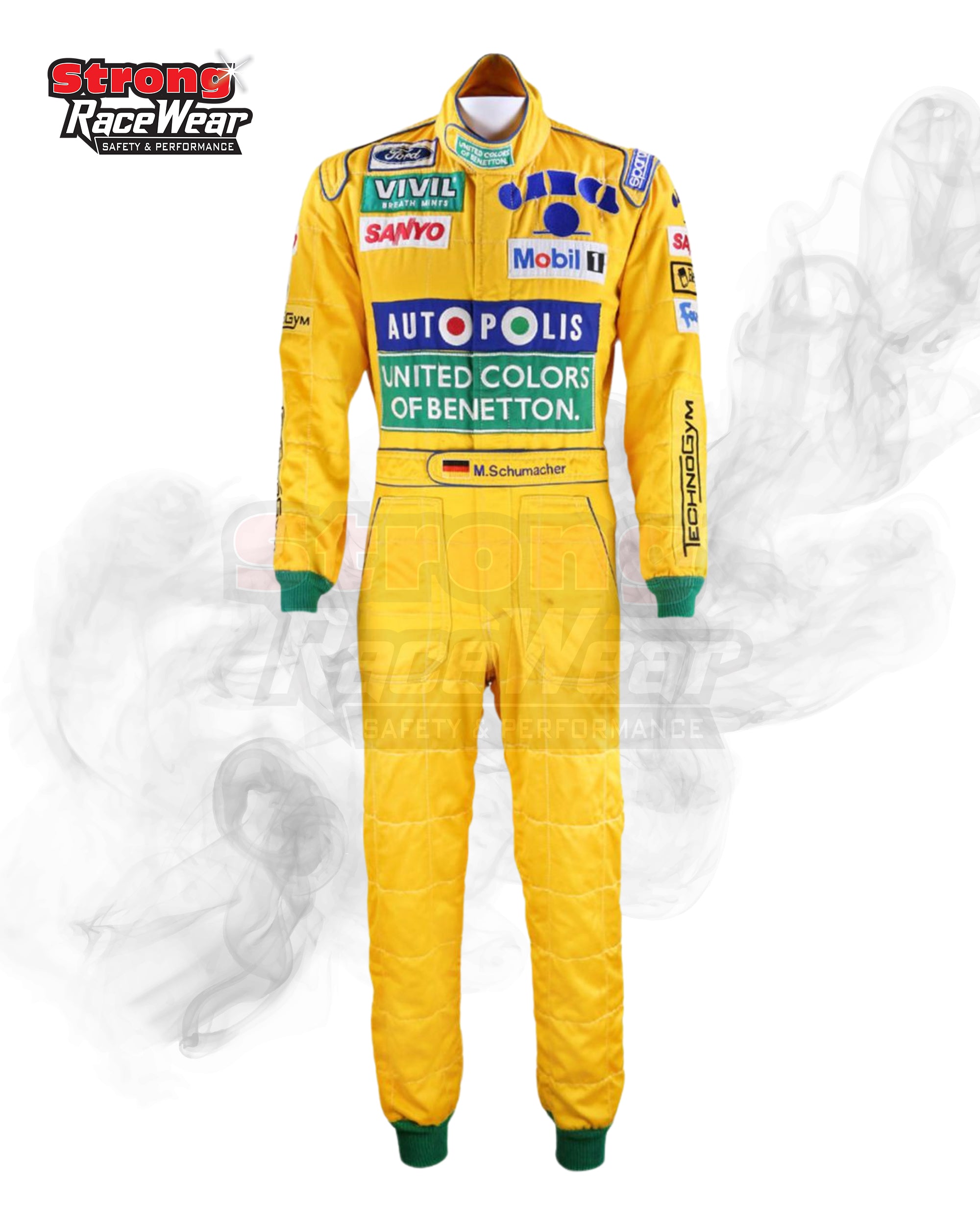 1992 Michael Schumacher German GP Benetton F1 Racing Suit