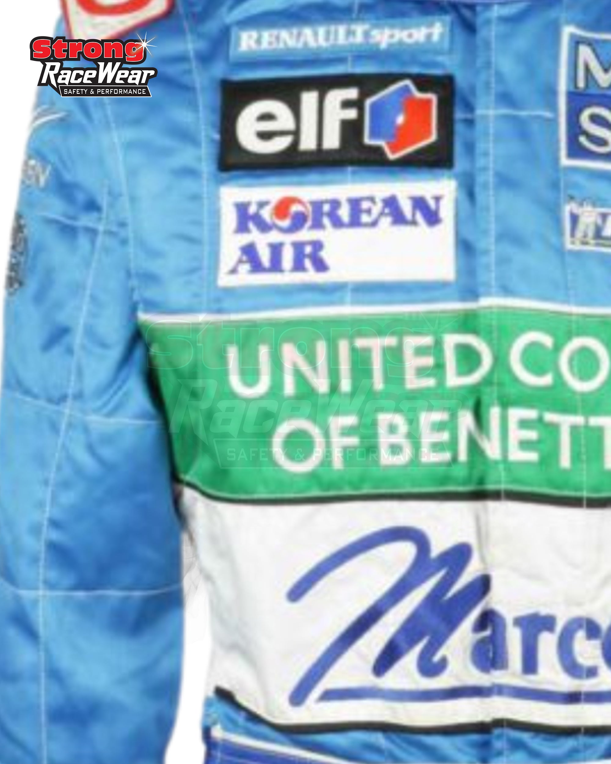 2001 Jenson Button Mild Seven Benetton Renault f1 Racing Suit
