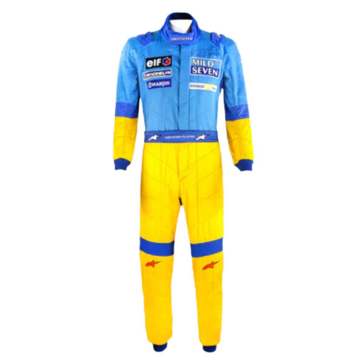 2002 Fernando Alonso Mild Seven Renault F1 Suit