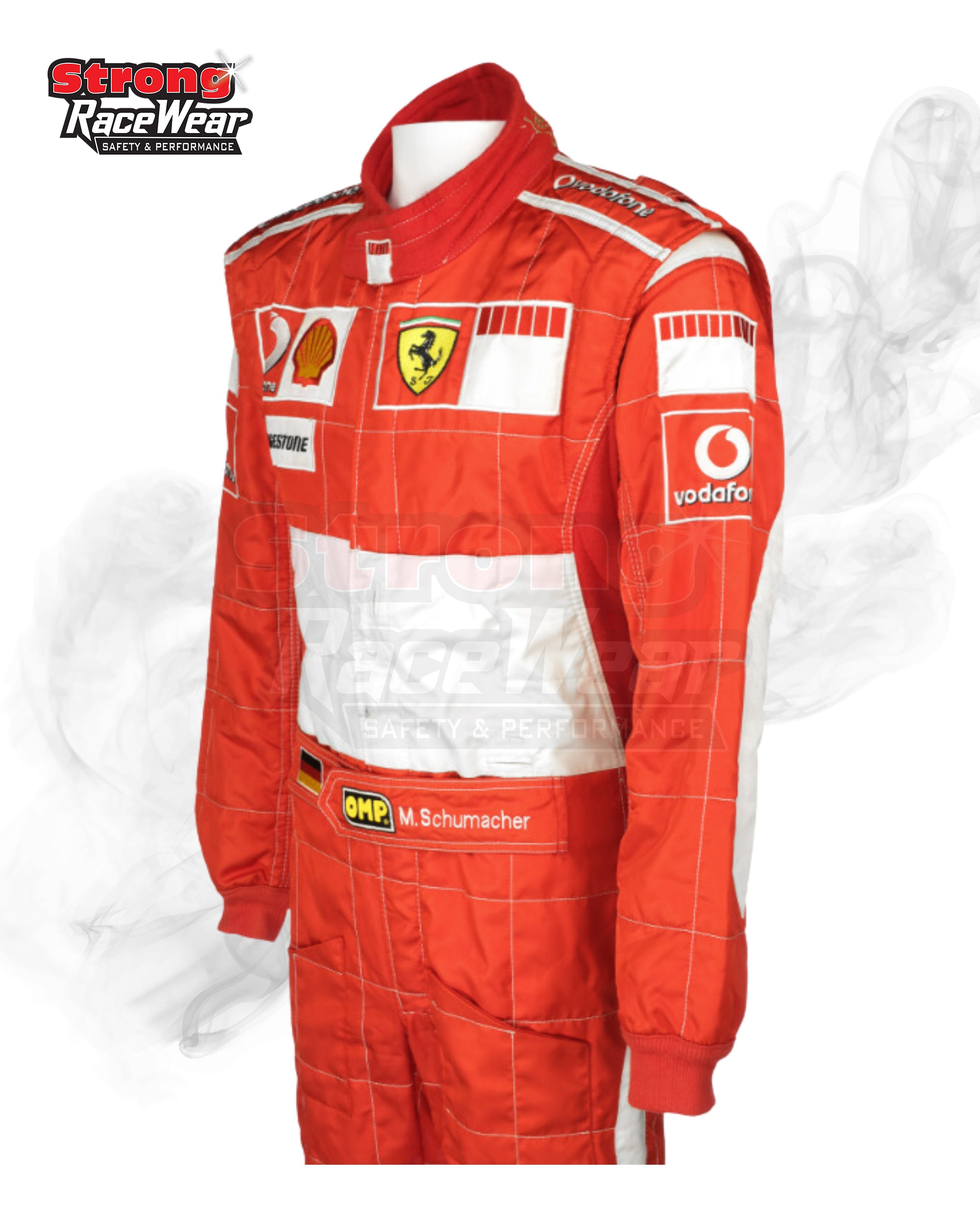 2006 Michael Schumacher Hungarian GP Scuderia Ferrari F1 Racing Suit