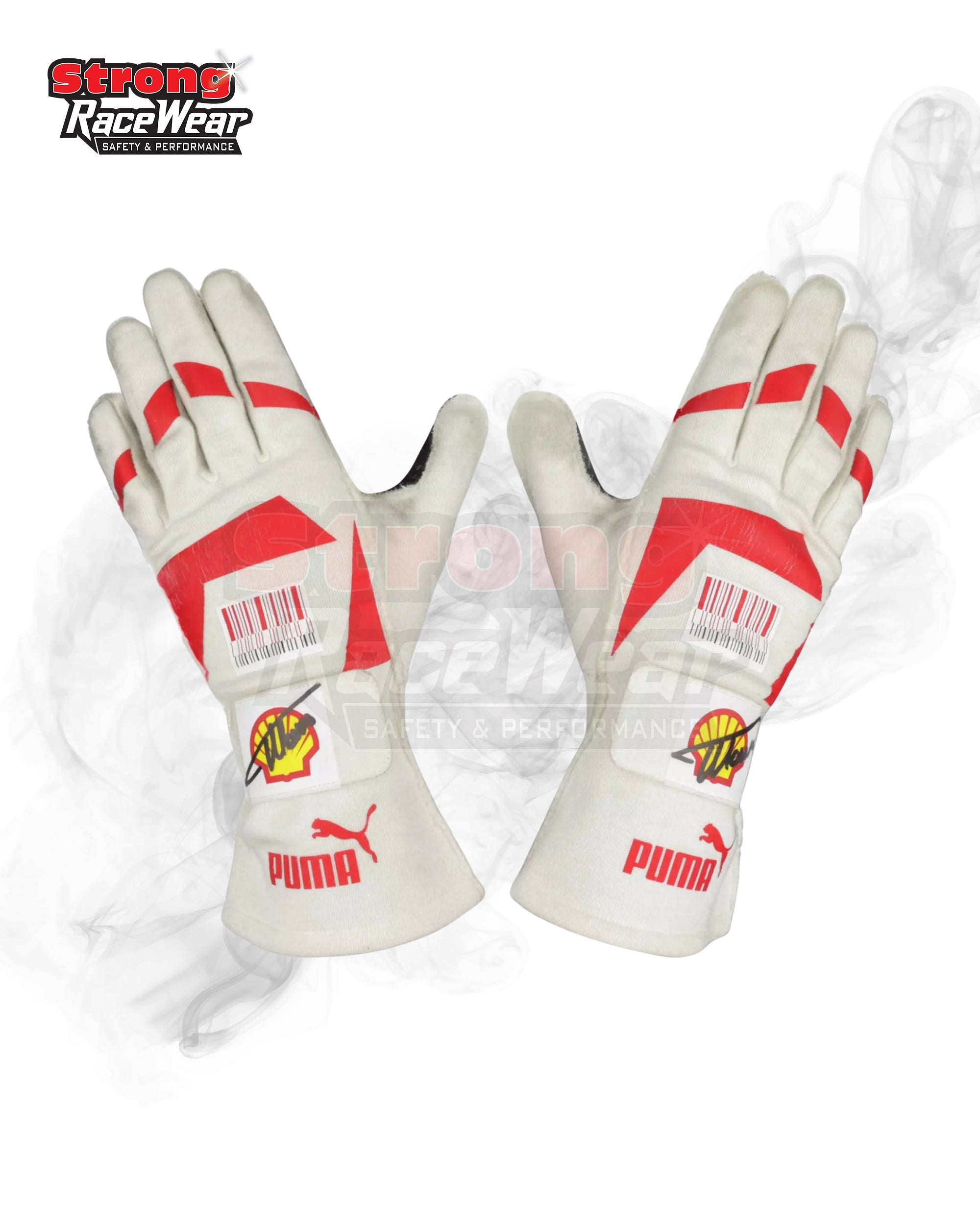 2010 Fernando Alonso Race Gloves Japanese GP Strong Racewear