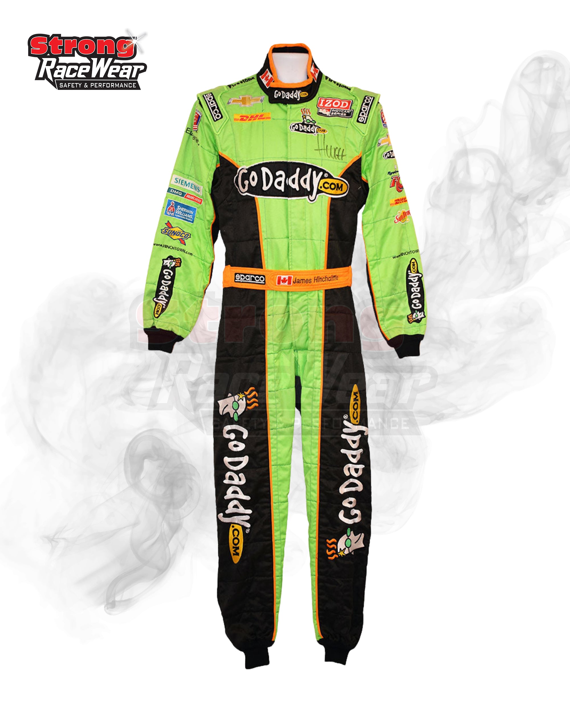 2012 James Hinchcliffe Autosport Indycar Worn Racing Suit
