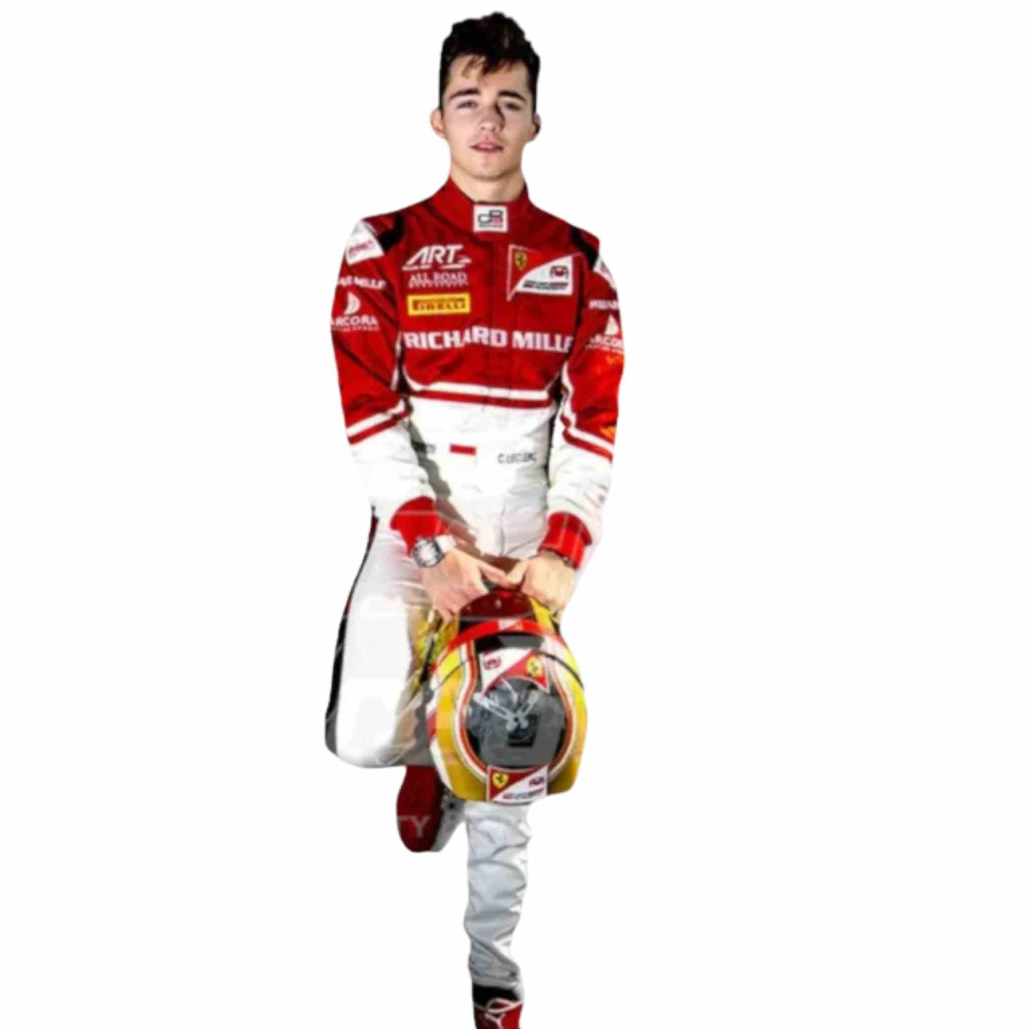 2016 Charles Leclerc Ferrari F1 Racing Suit