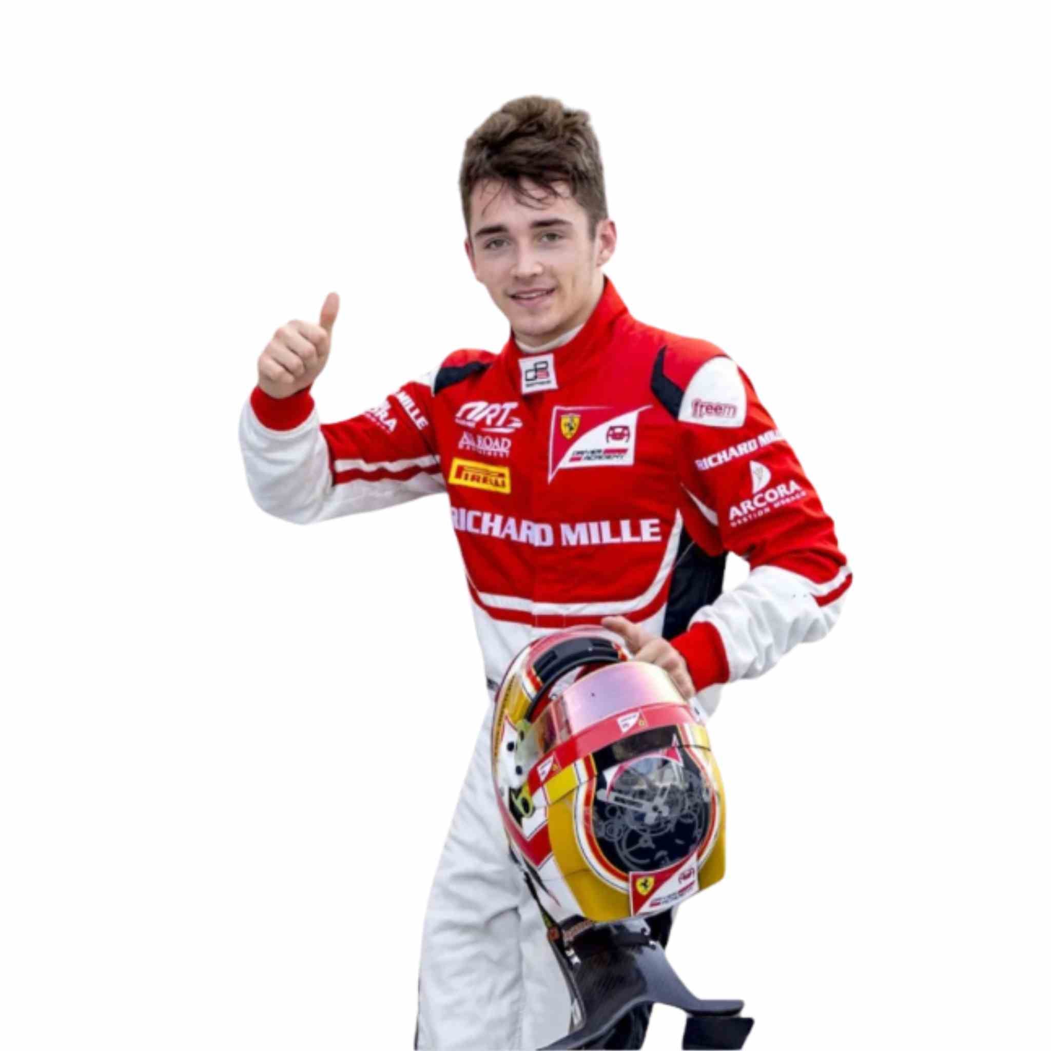 2016 Charles Leclerc Ferrari F1 Racing Suit