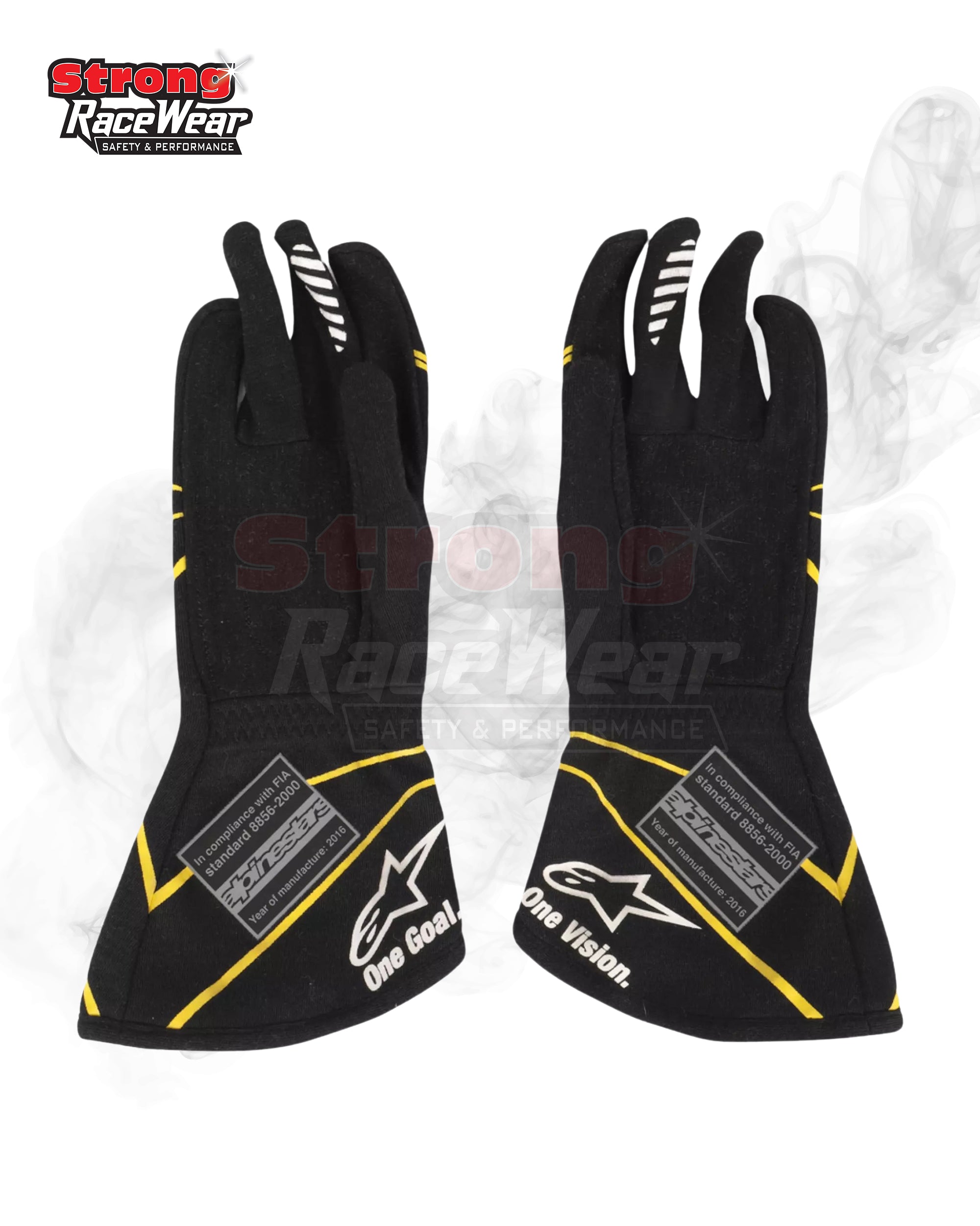 2016 Kevin Magnussen Race Gloves Strong Racewear