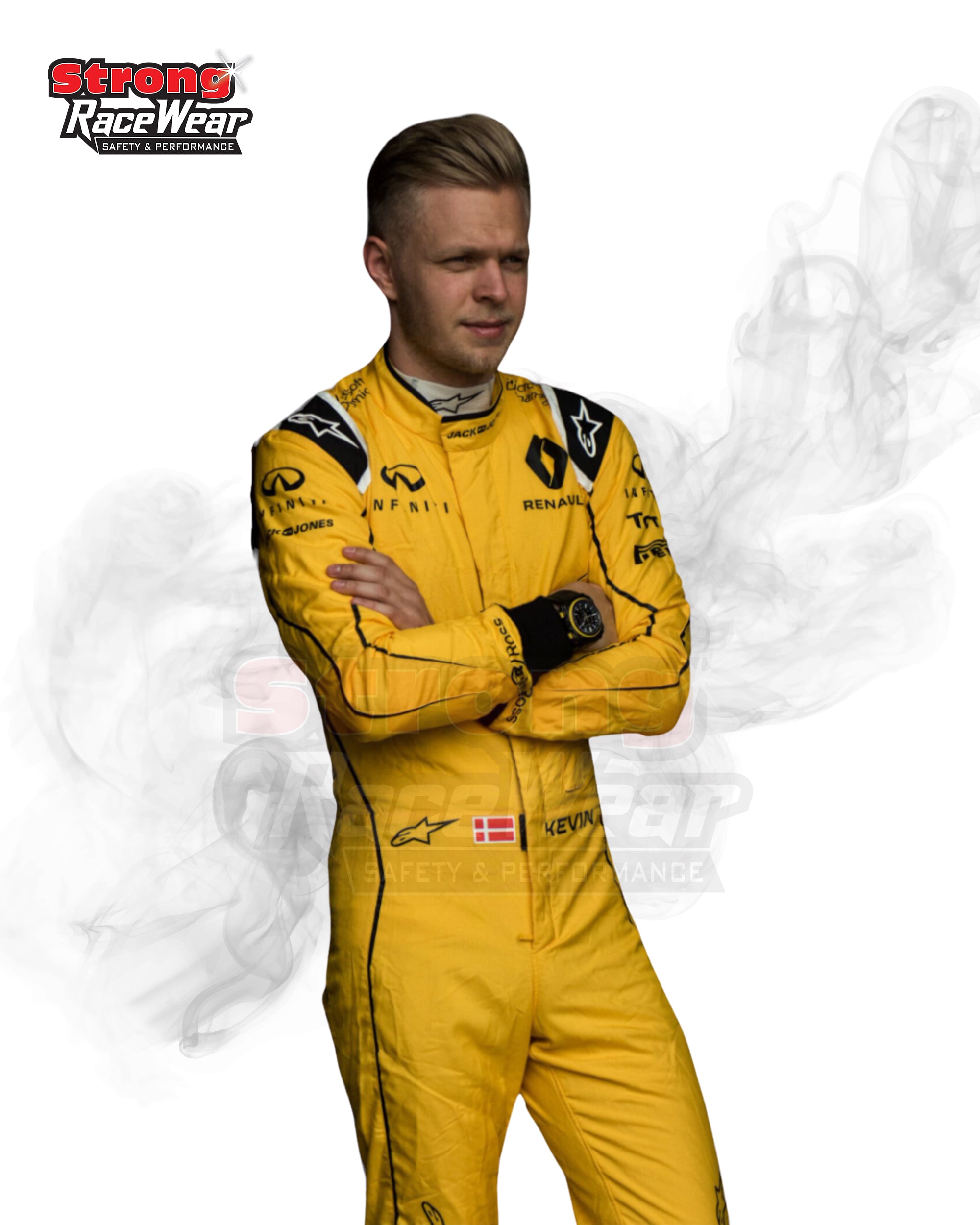 2016 Kevin Magnussen Renault Sport F1 Team Race Suit Australian GP