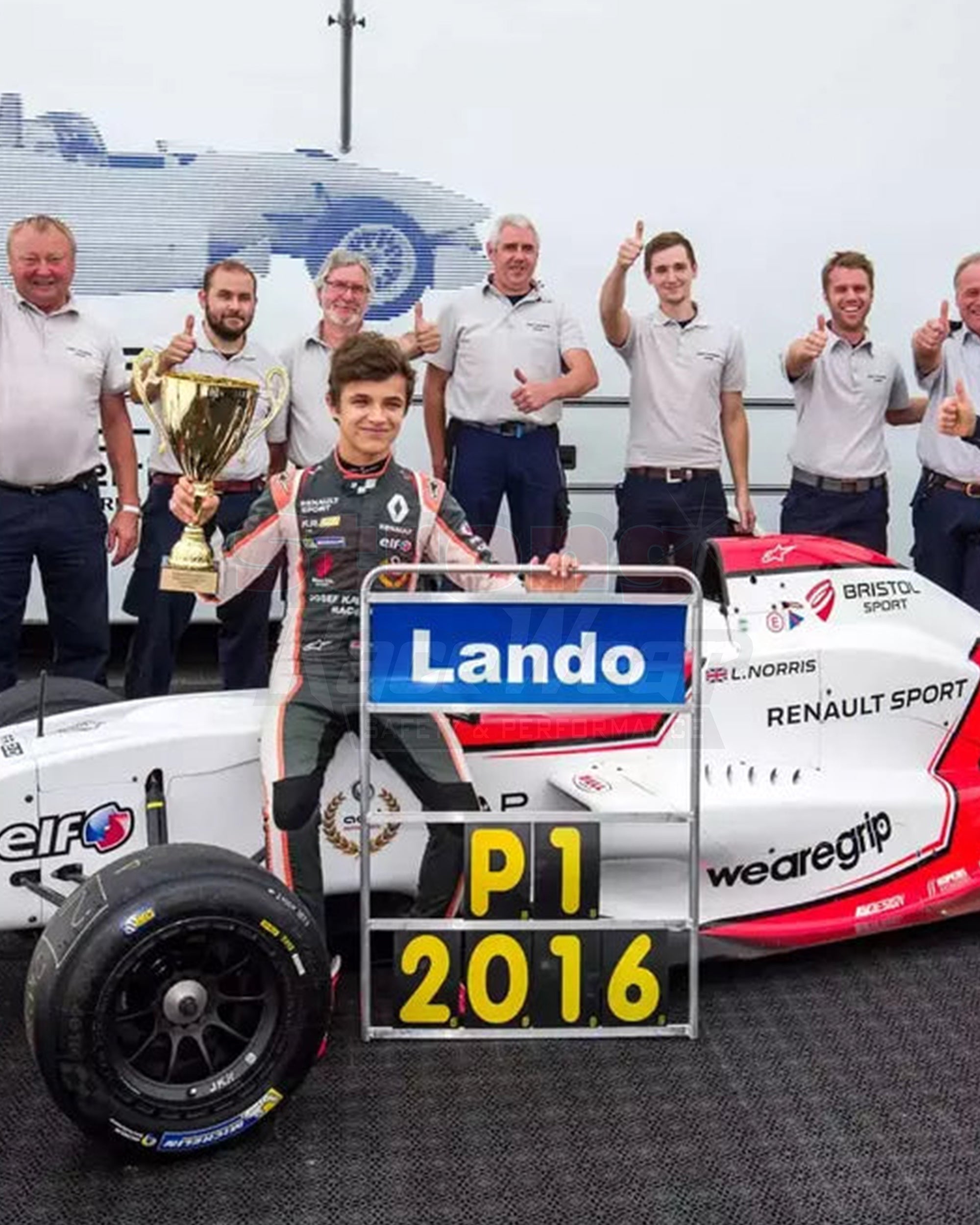 2016 Lando Norris McLaren Embroidered F1 Suit