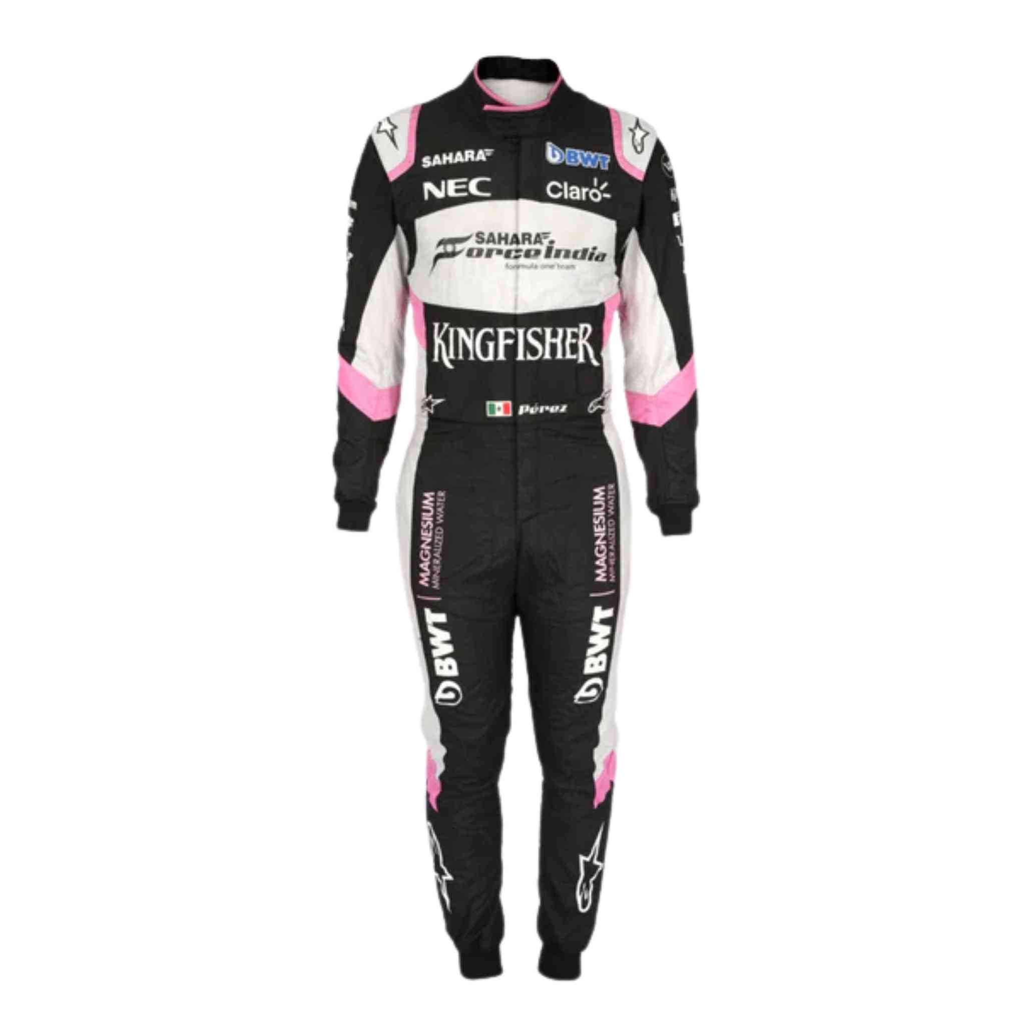 2017 Esteban Ocon Sahara Formula 1 Team Race Suit