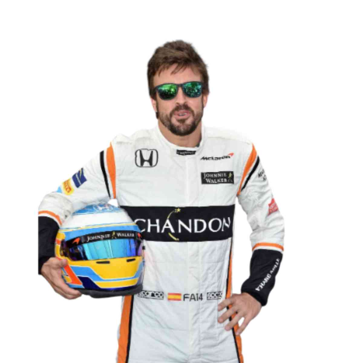 2017 Fernando Alonso McLaren F1 Racing Suit
