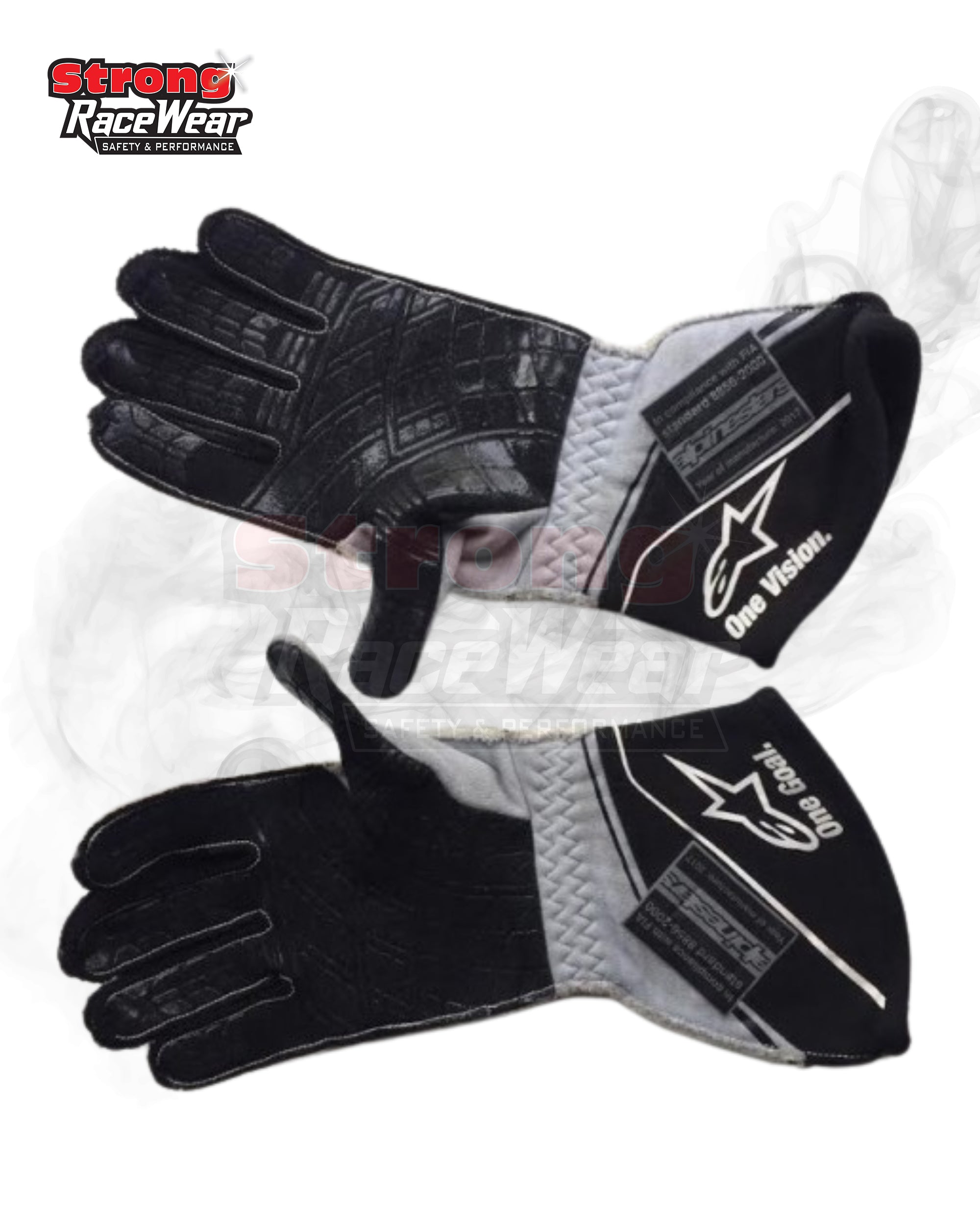 2017 Kevin Magnussen Haas F1 Team Gloves Strong Racewear