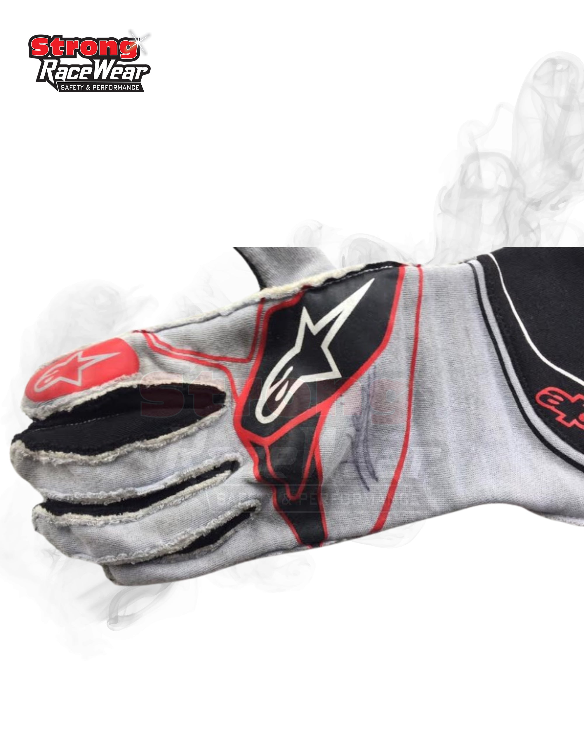 2017 Kevin Magnussen Haas F1 Team Gloves Strong Racewear