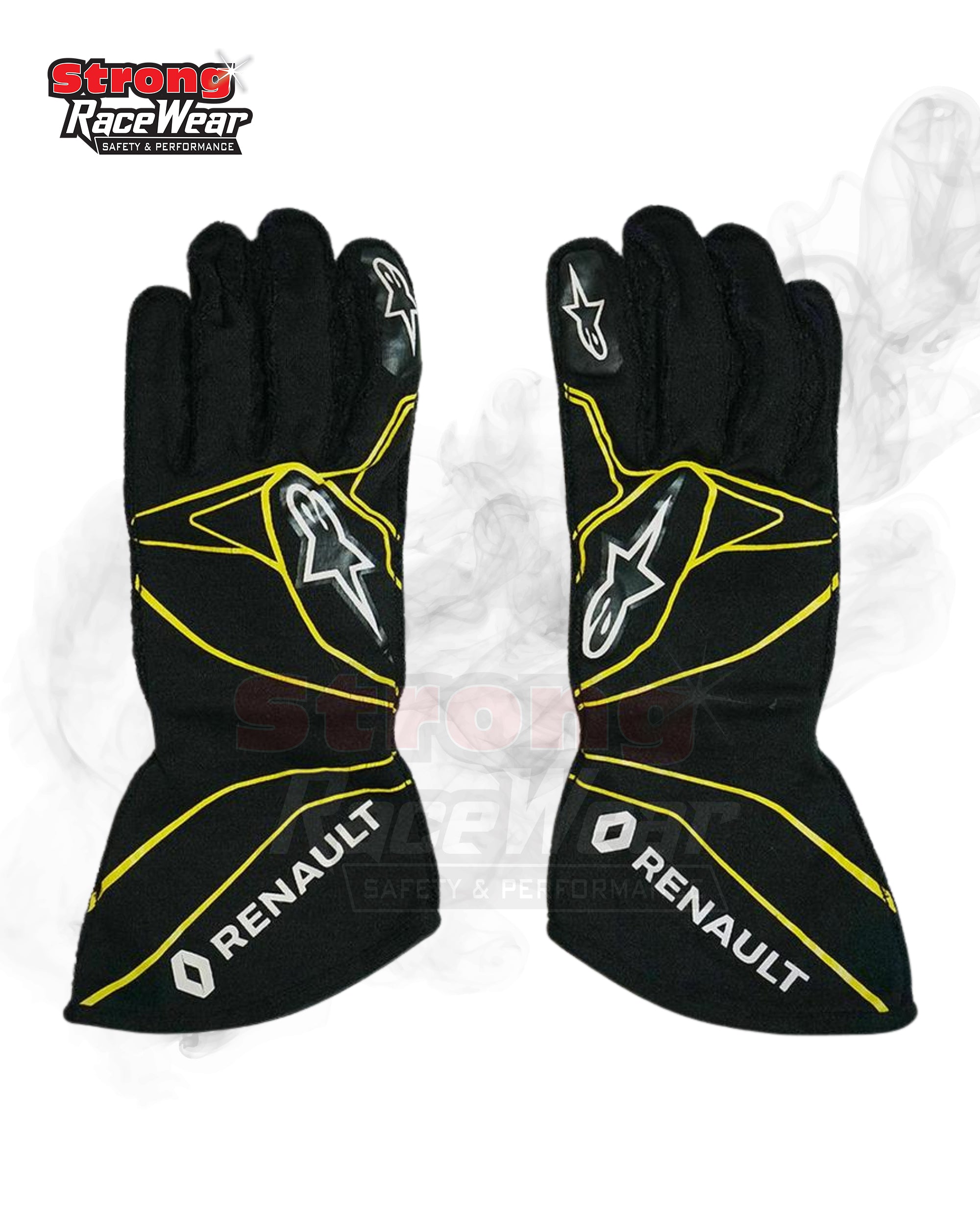 2017 Nico Hulkenberg F1 Race Gloves Strong Racewear