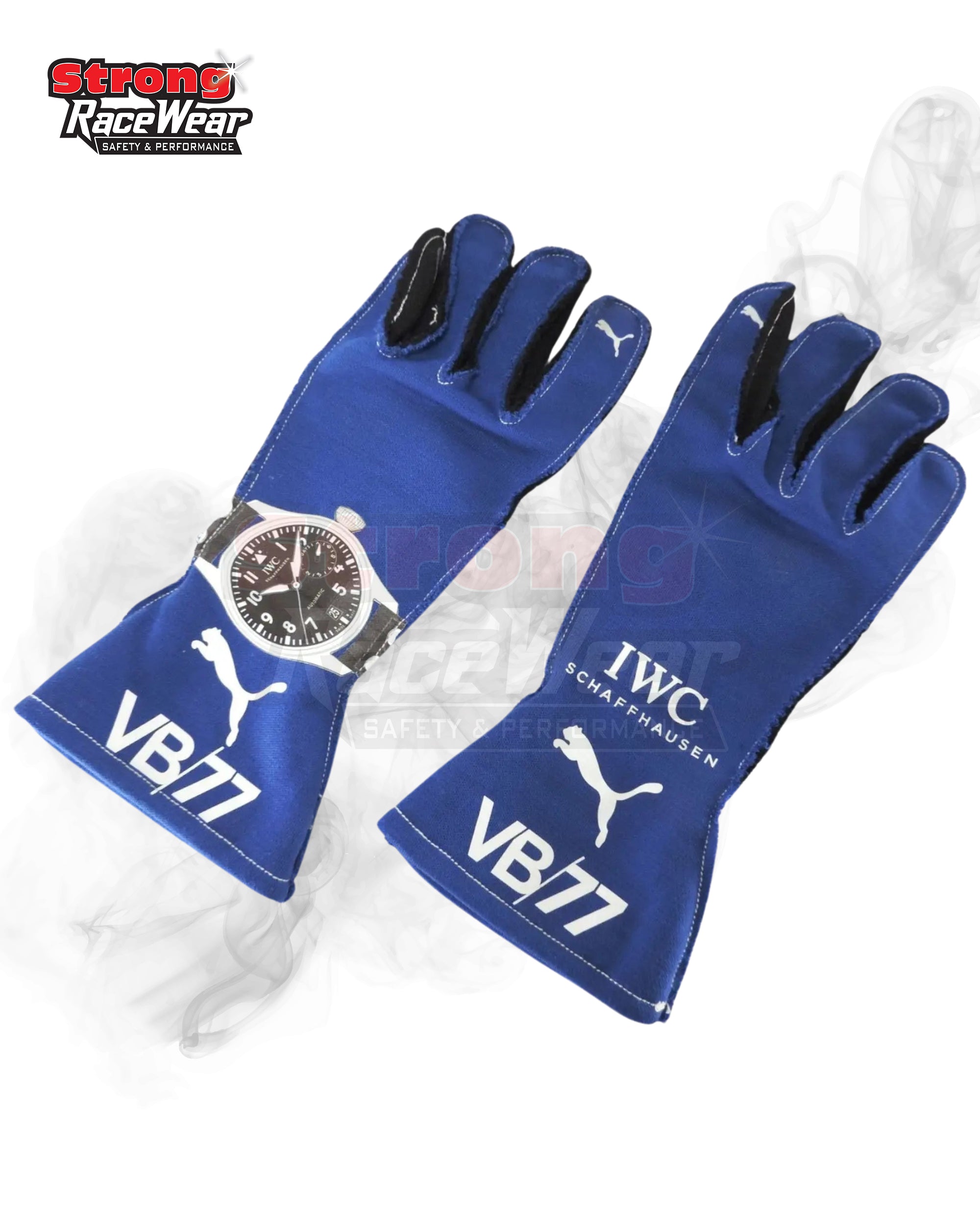 2018 Mercedes Formula One Valtteri Bottas Race Gloves Strong Racewear