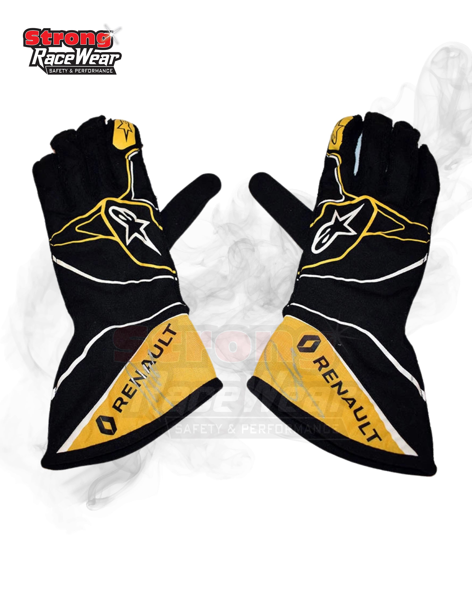 2018 Nico Hulkenberg Race Worn Biotech Formula 1 Gloves Strong Racewear