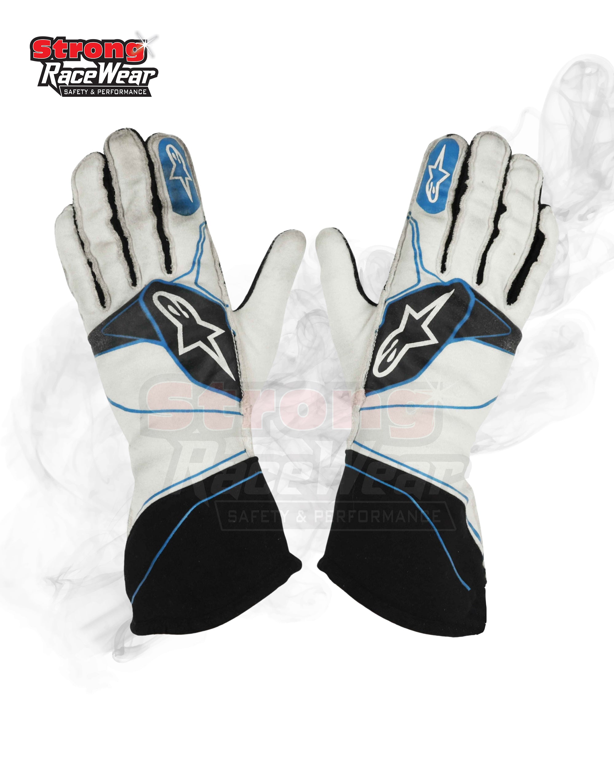 2019 George Russell Williams Mercedes F1 Race Gloves Strong Racewear