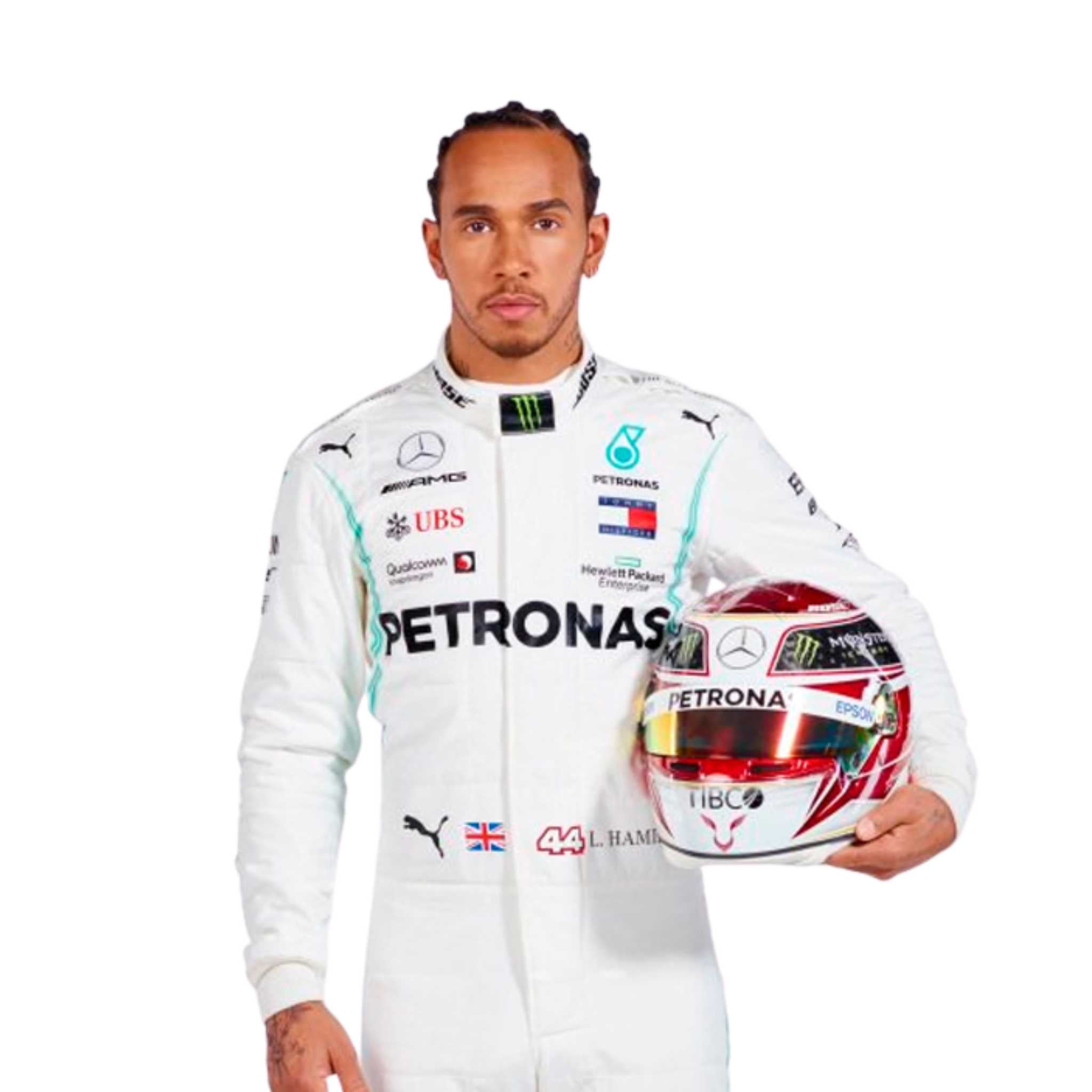 2019 Lewis Hamilton PETRONAS Mercedes F1 Race Suit