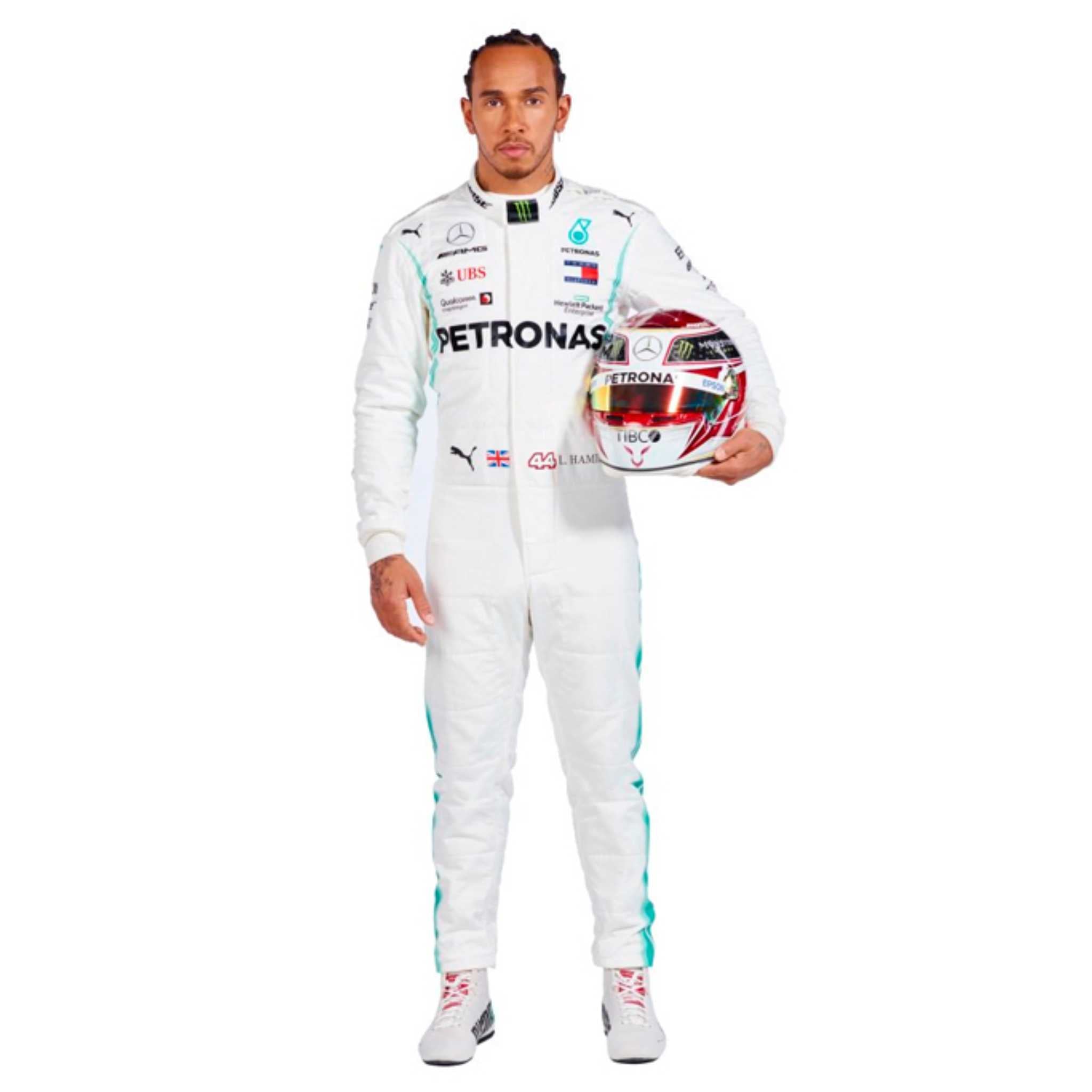 2019 Lewis Hamilton PETRONAS Mercedes F1 Race Suit