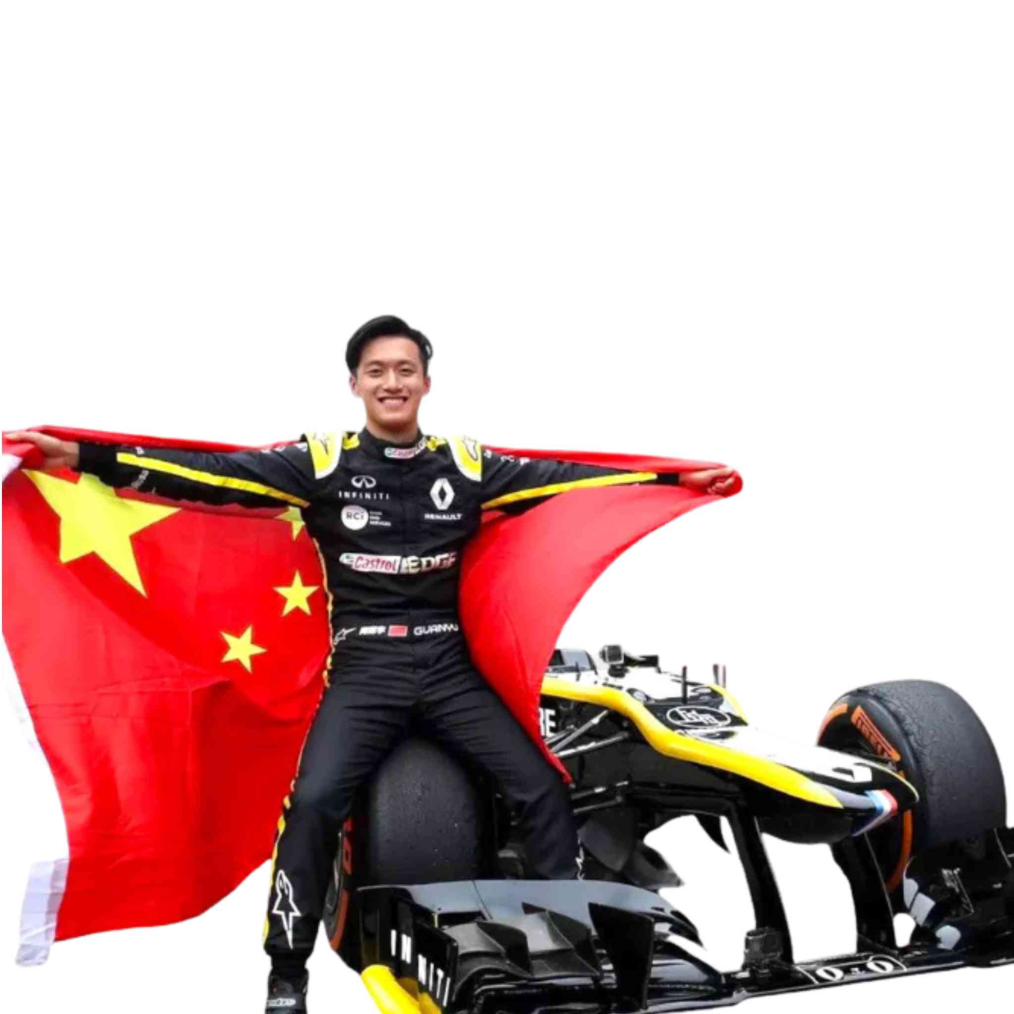 2019 New Zhou Guanyu Renault F2 Race Suit