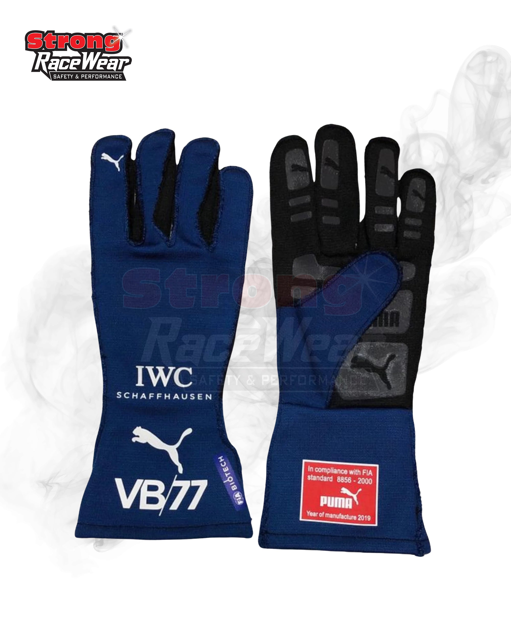 2019 Valtteri Bottas Formula 1 Race Gloves Strong Racewear