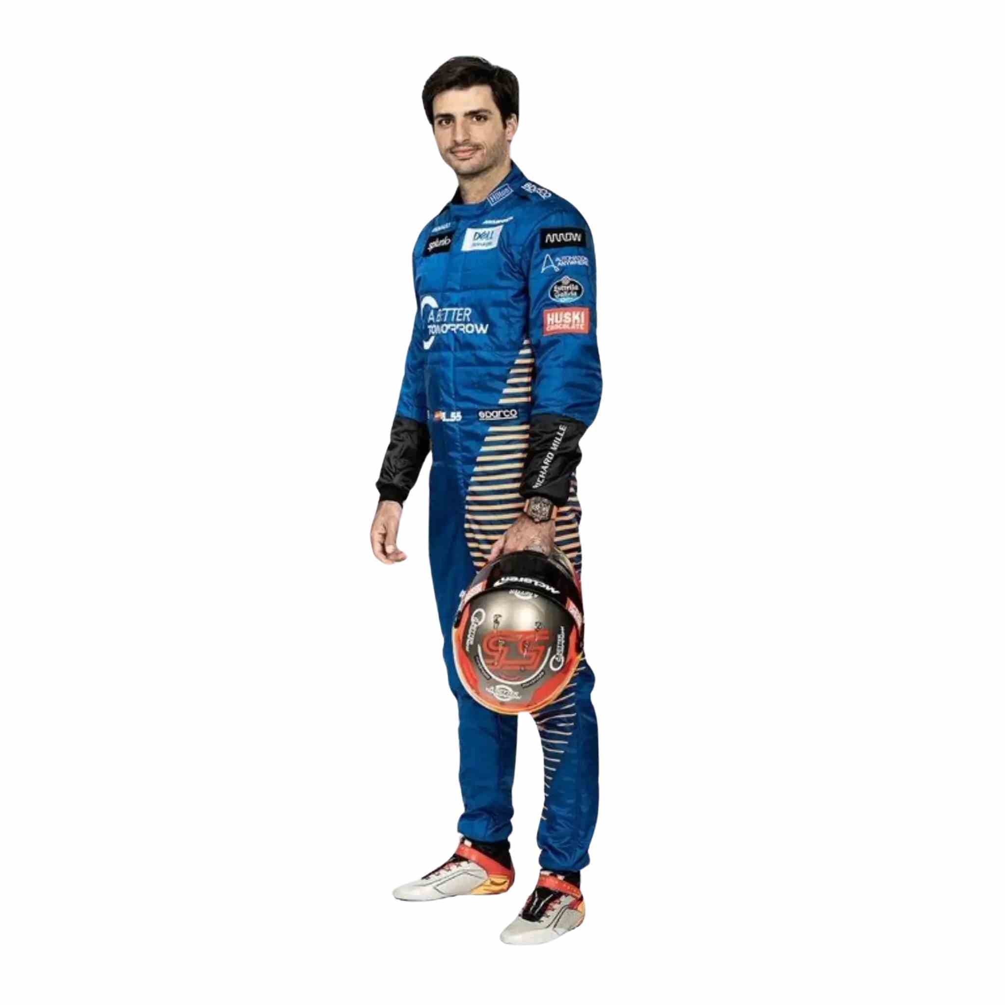 2020 Carlos Sainz Jr Mclaren Team F1 Racing Suit