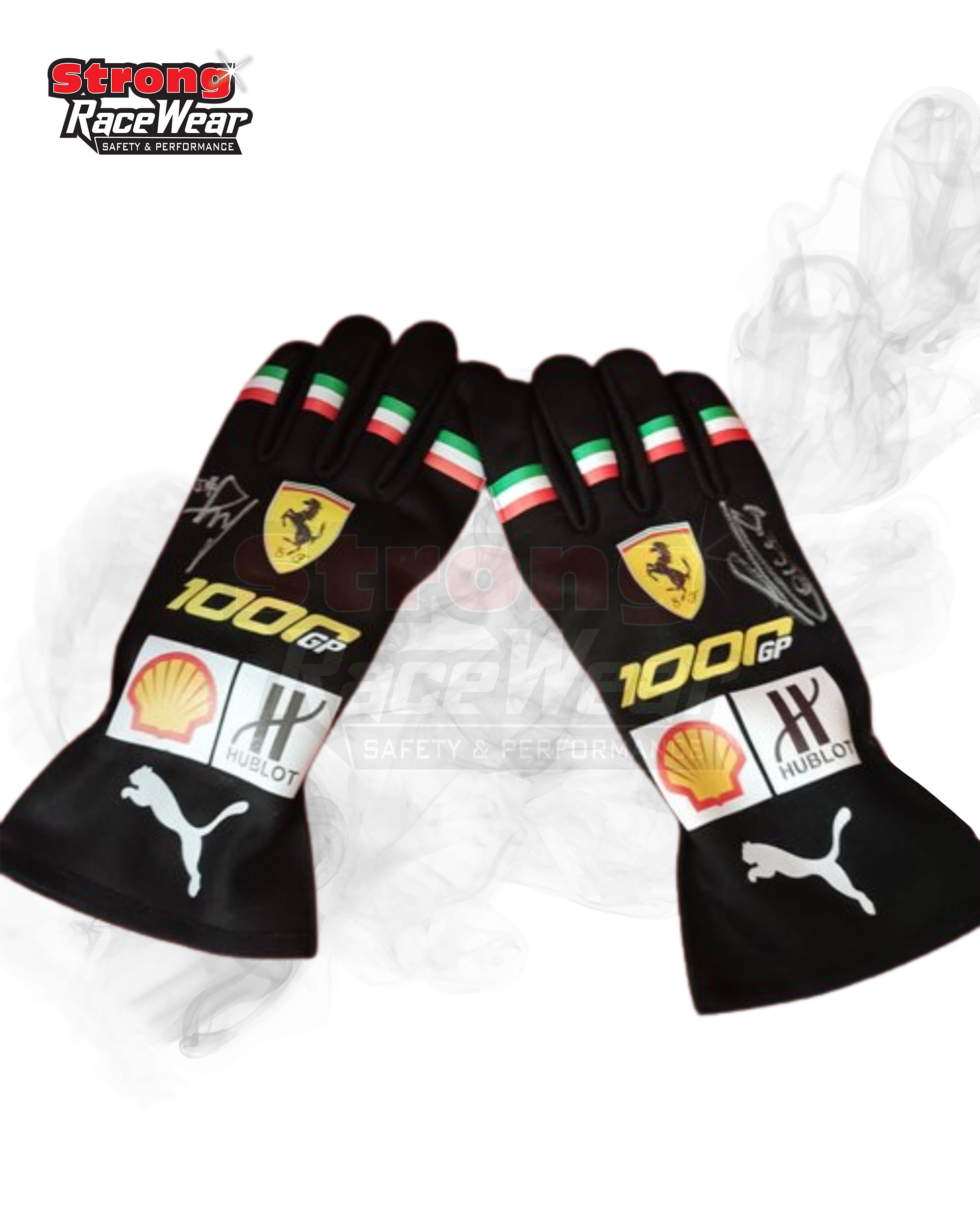 2020 Charles Leclerc Ferrari F1 Gloves1000 GP Strong Racewear