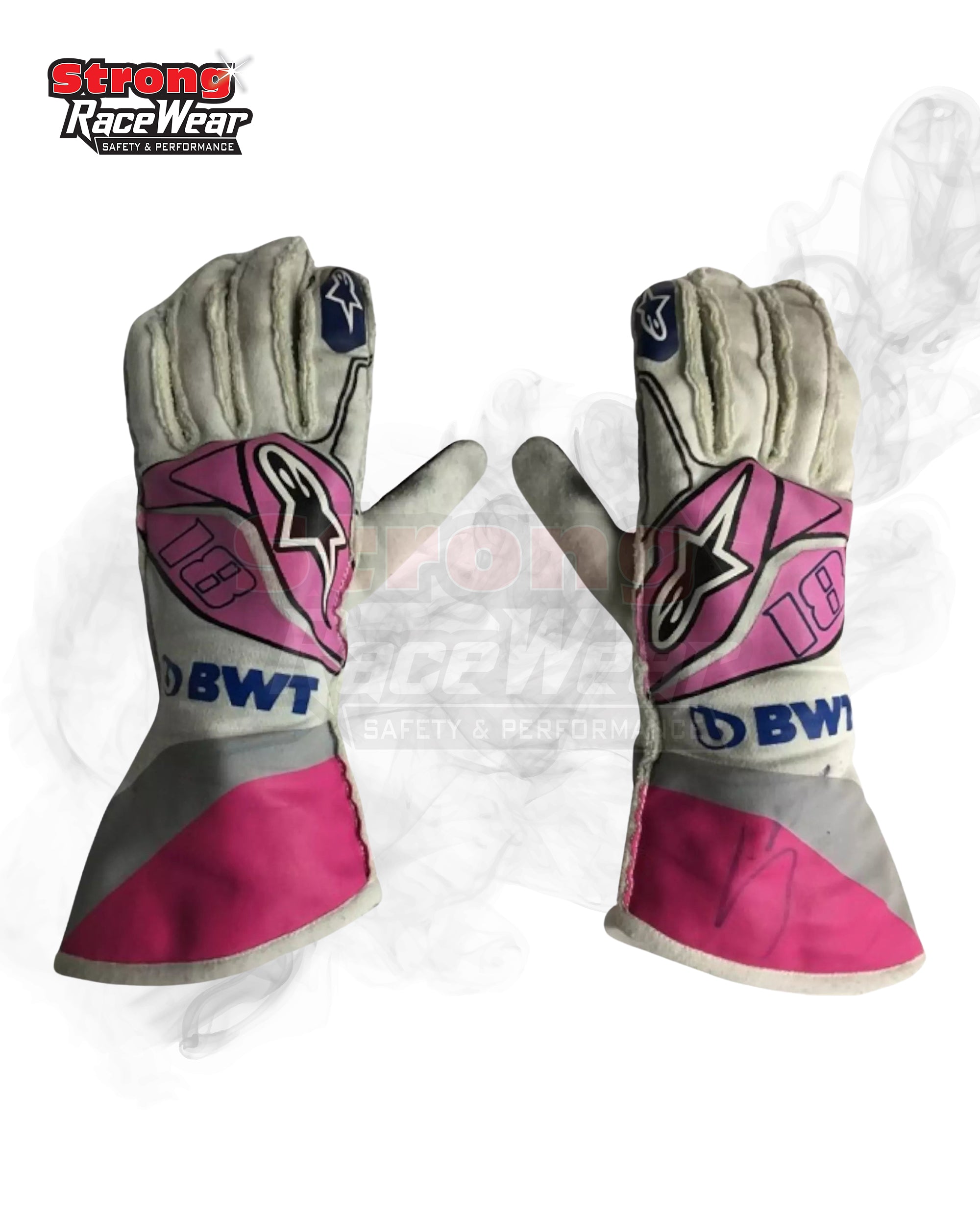 2020 Lance Stroll Racing Gloves F1 Racing Gloves Strong Racewear