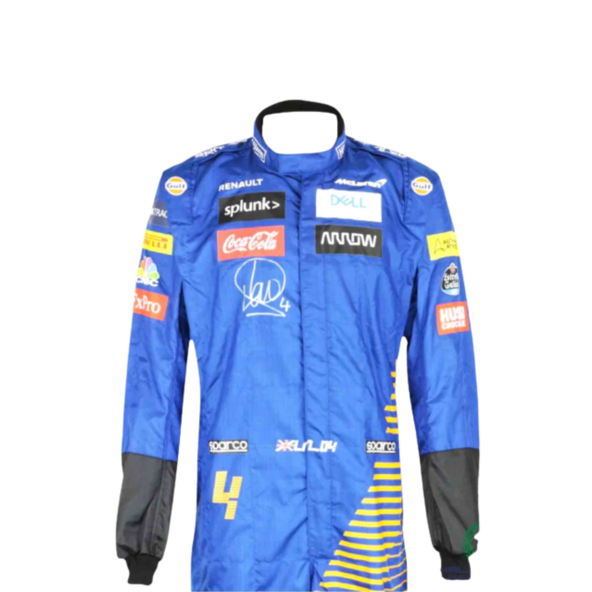 2020 Lando Norris McLaren Formula 1 Team Racing Suit