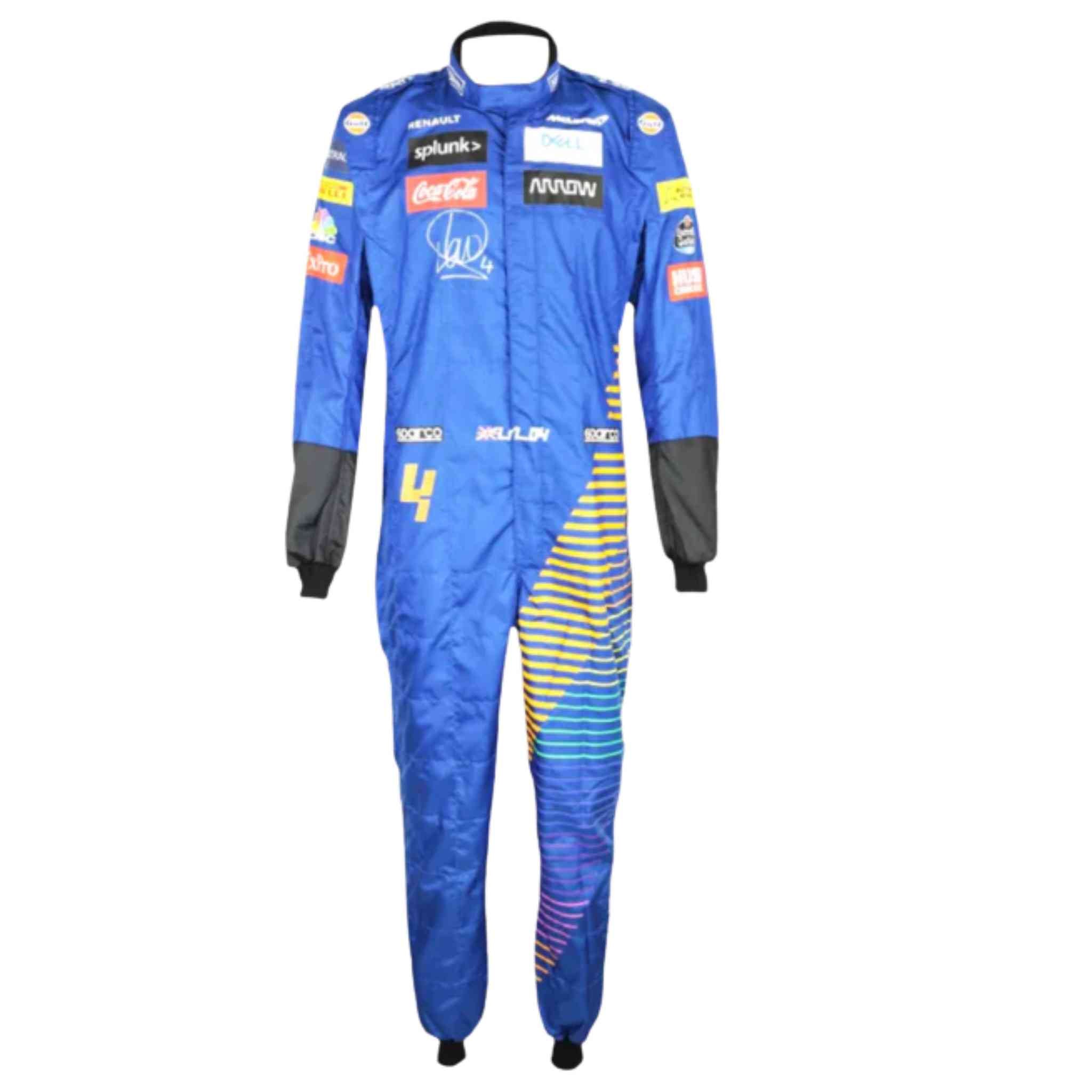 2020 Lando Norris McLaren Formula 1 Team Racing Suit