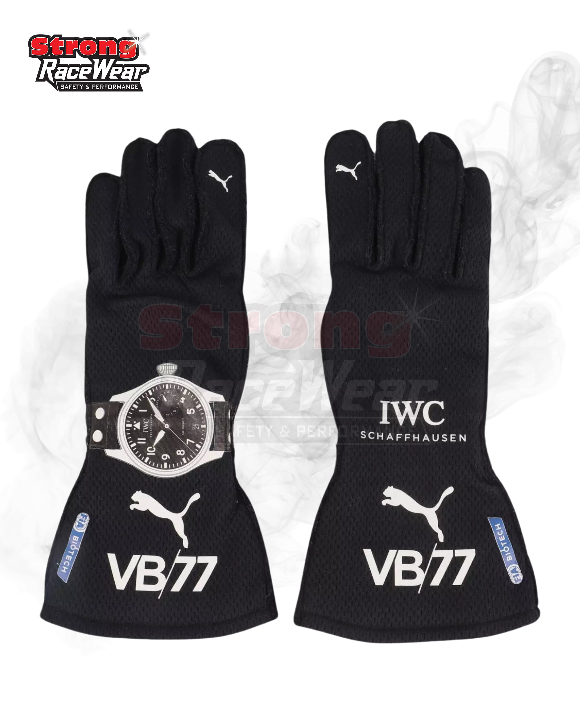 2020 Valtteri Bottas Mercedes AMG Petronas F1 Team Race Gloves Strong Racewear