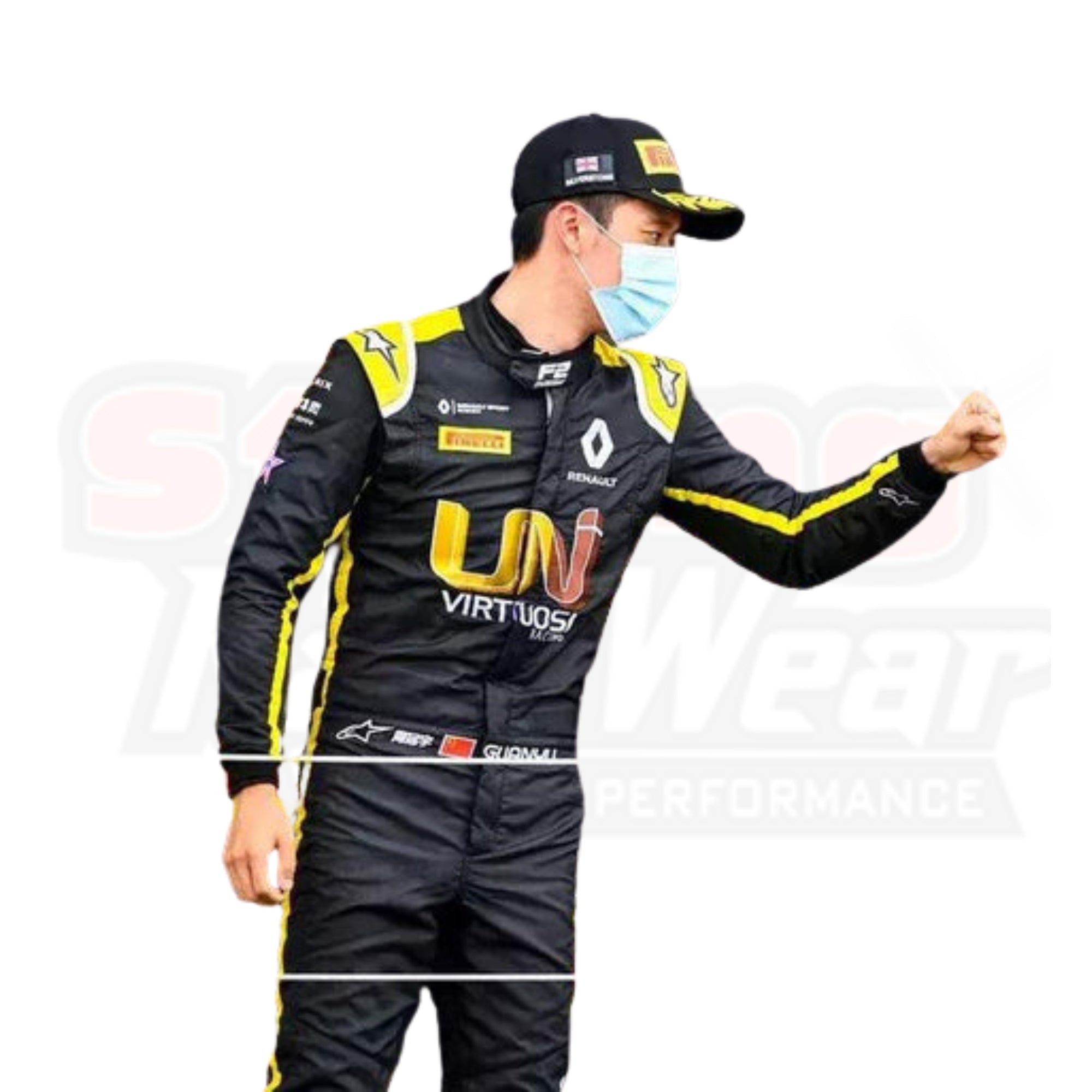 2020 Zhou Guanyu Renault F2 Race Suit