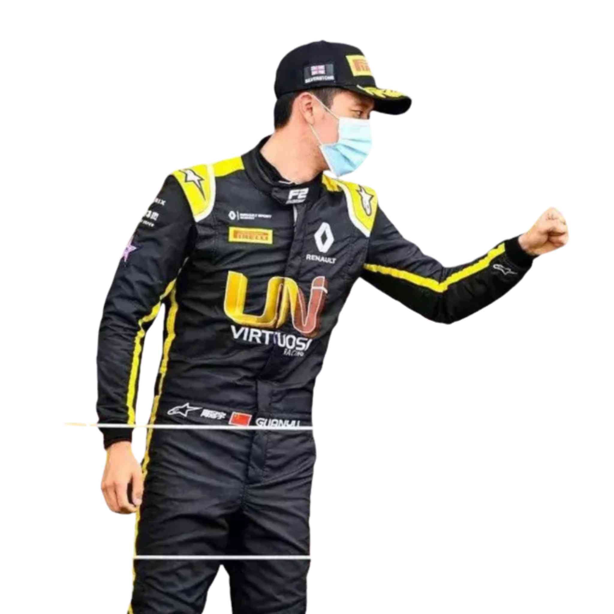 2020 Zhou Guanyu Renault F2 Race Suit