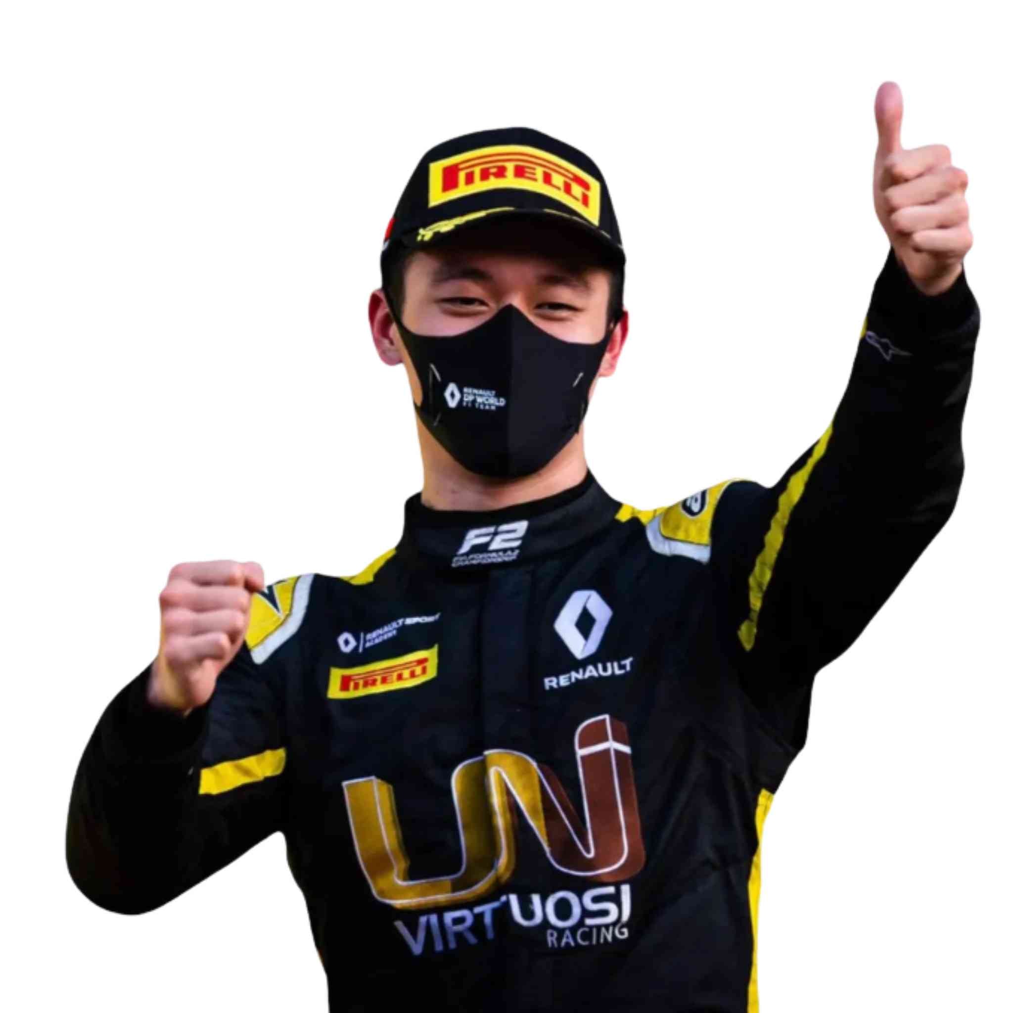 2020 Zhou Guanyu Renault F2 Race Suit