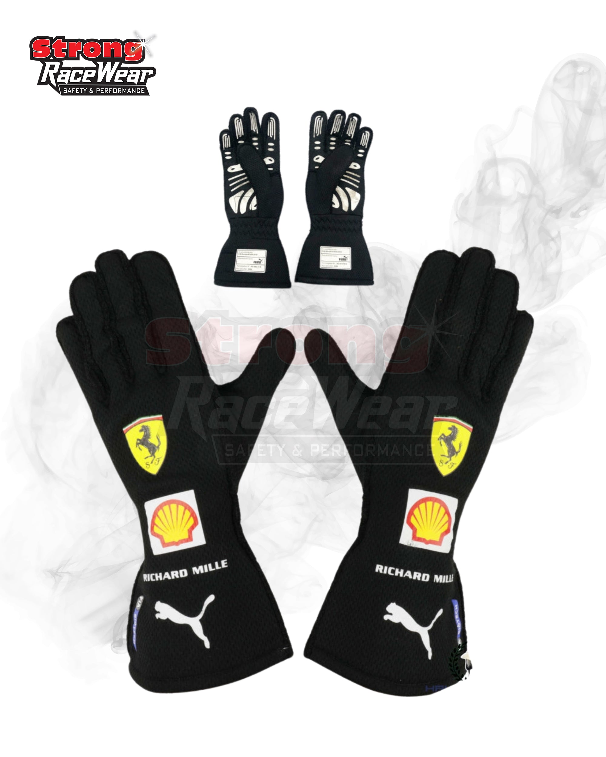 2021 Charles Leclerc Ferrari Monaco GP F1 Gloves Strong Racewear