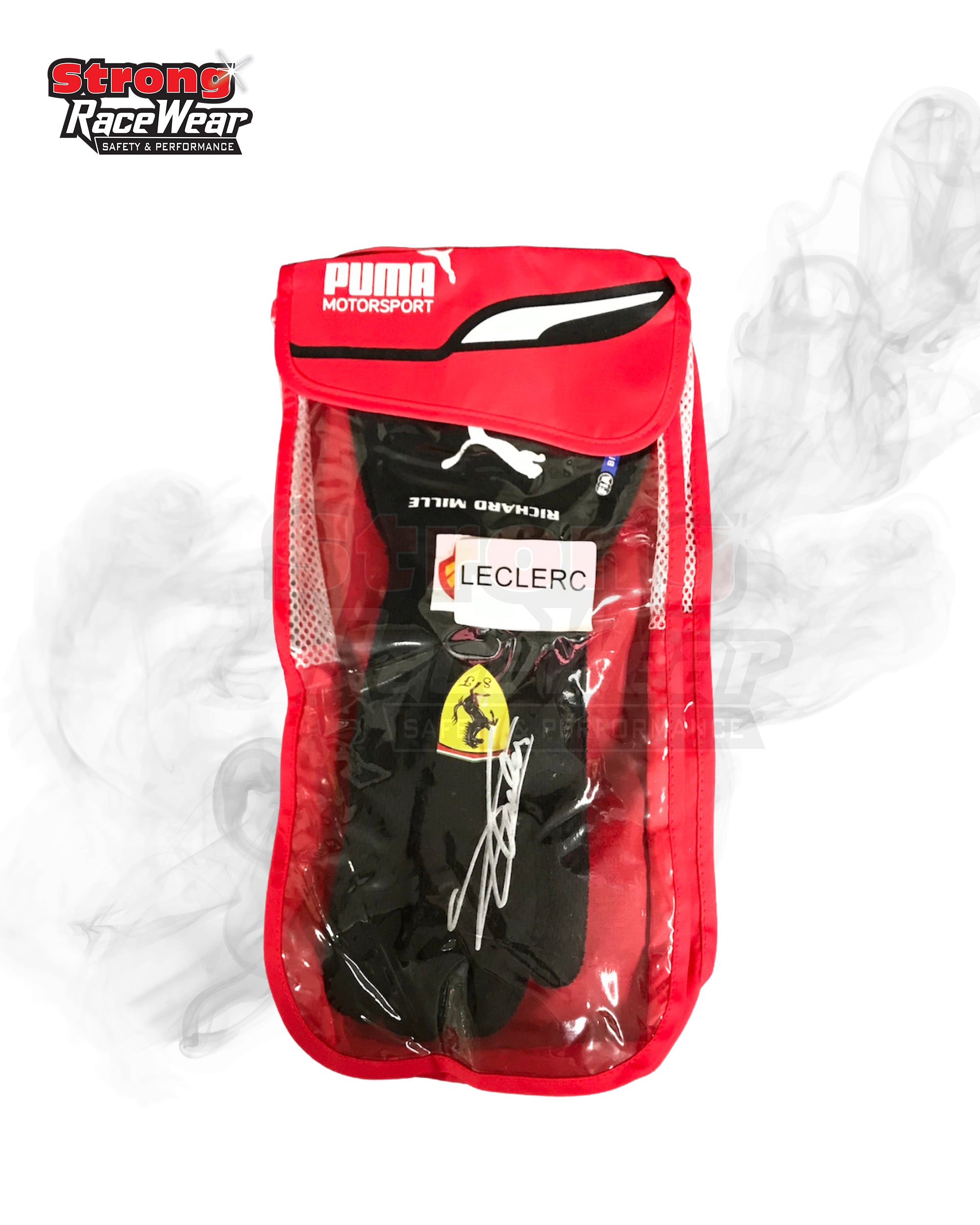 2021 Charles Leclerc Ferrari Monaco GP F1 Gloves Strong Racewear