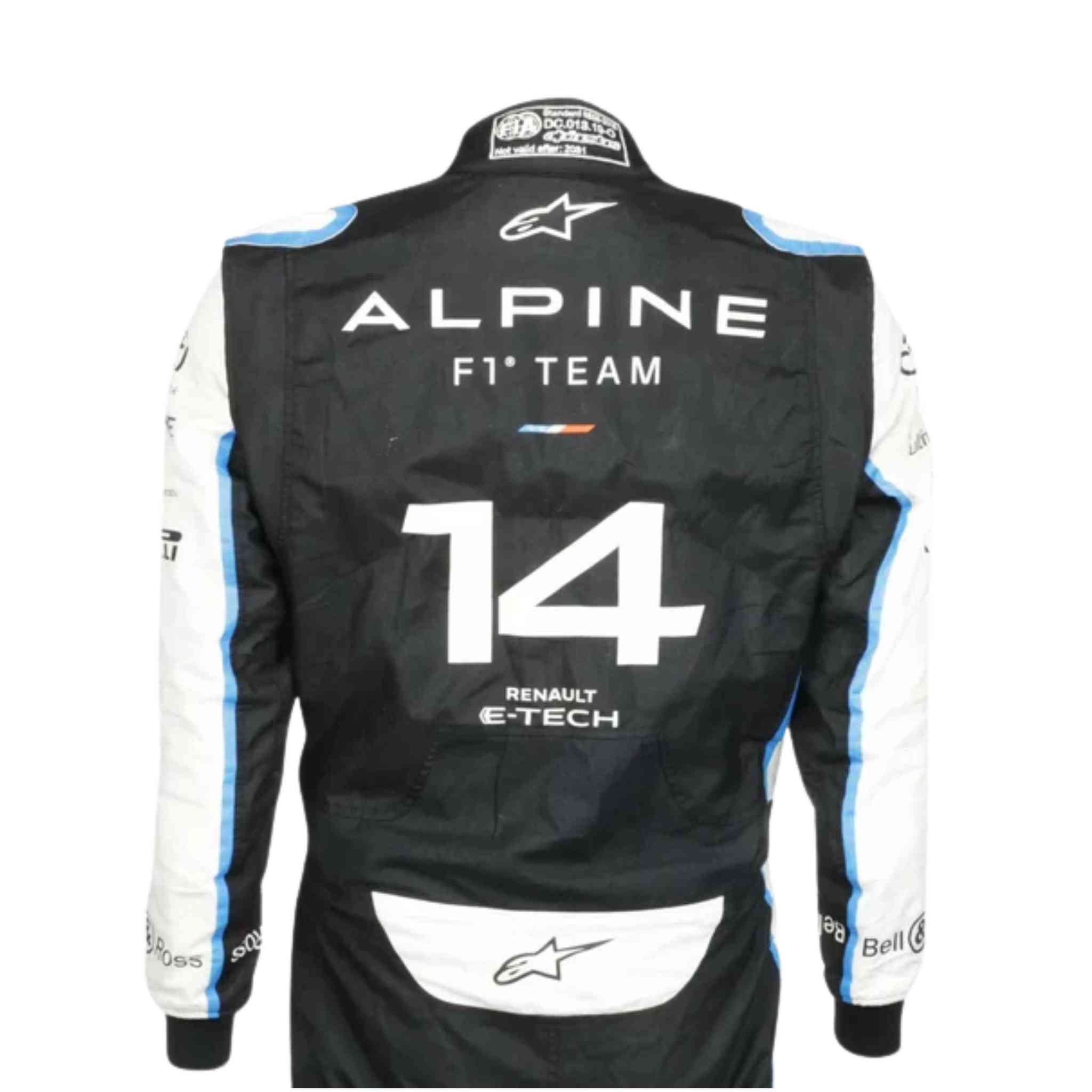 2021 Esteban Ocon Race Alpine Formula 1 Suit
