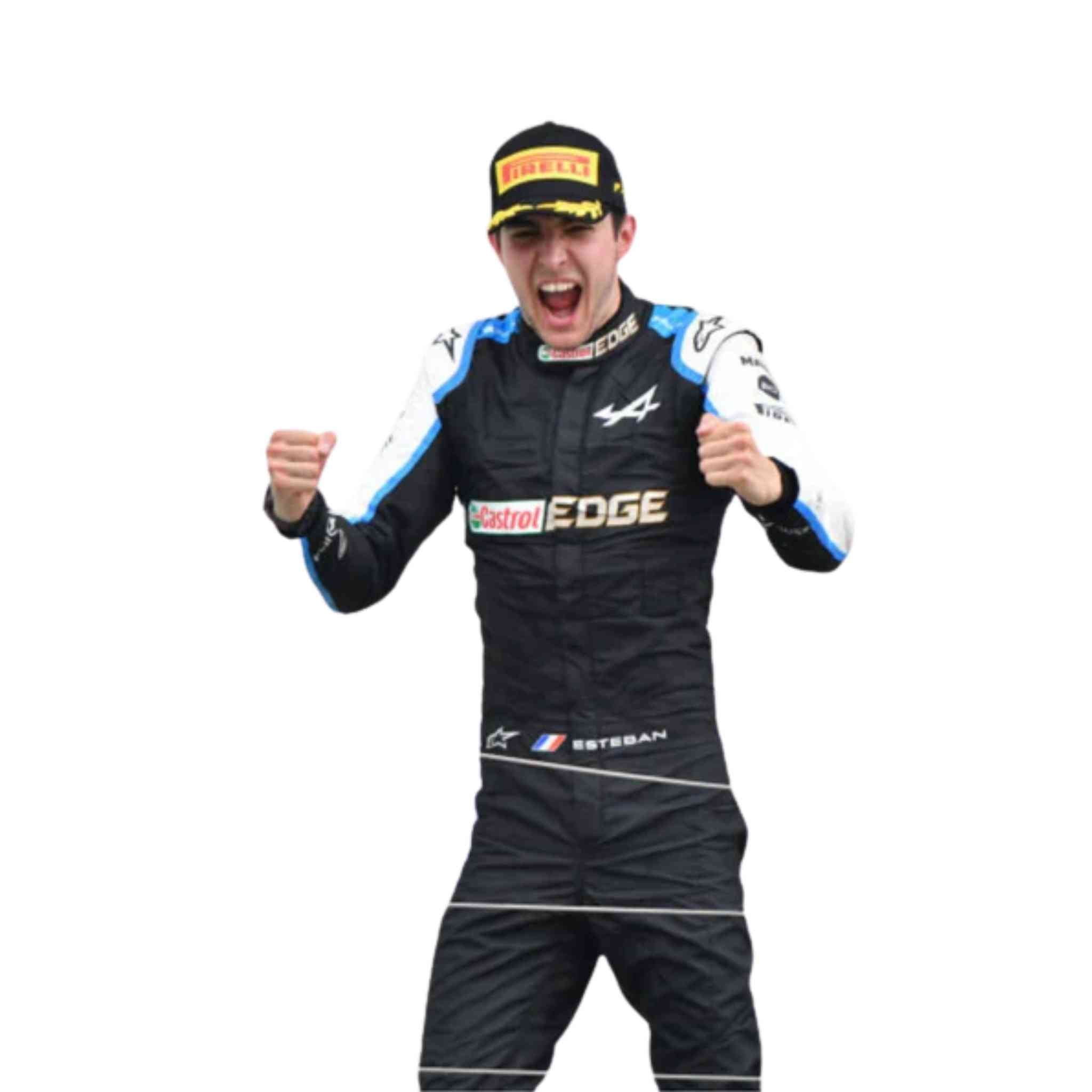 2021 Esteban Ocon Race Alpine Formula 1 Suit