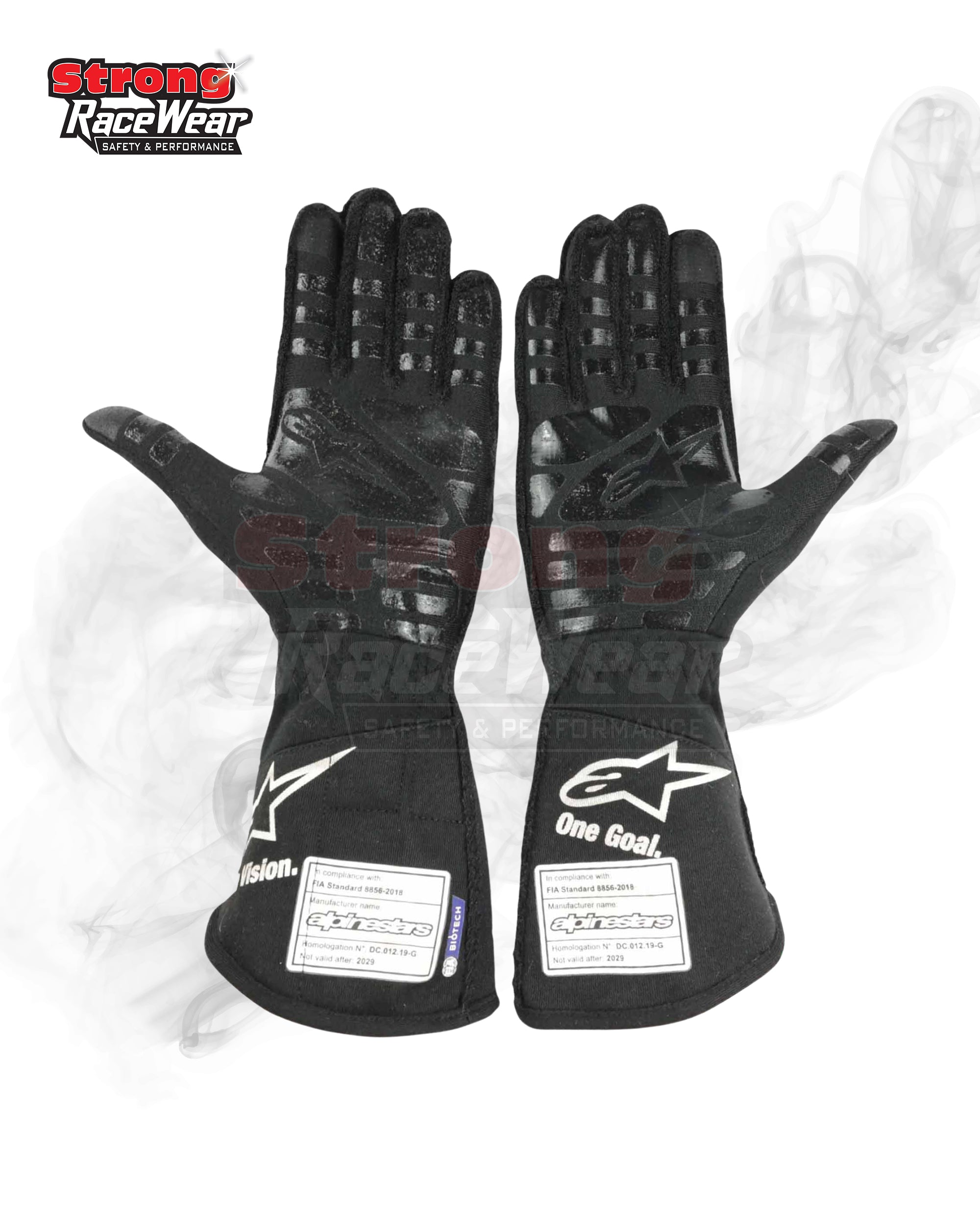 2021 Fernando Alonso Alpine F1 Race Gloves Strong Racewear