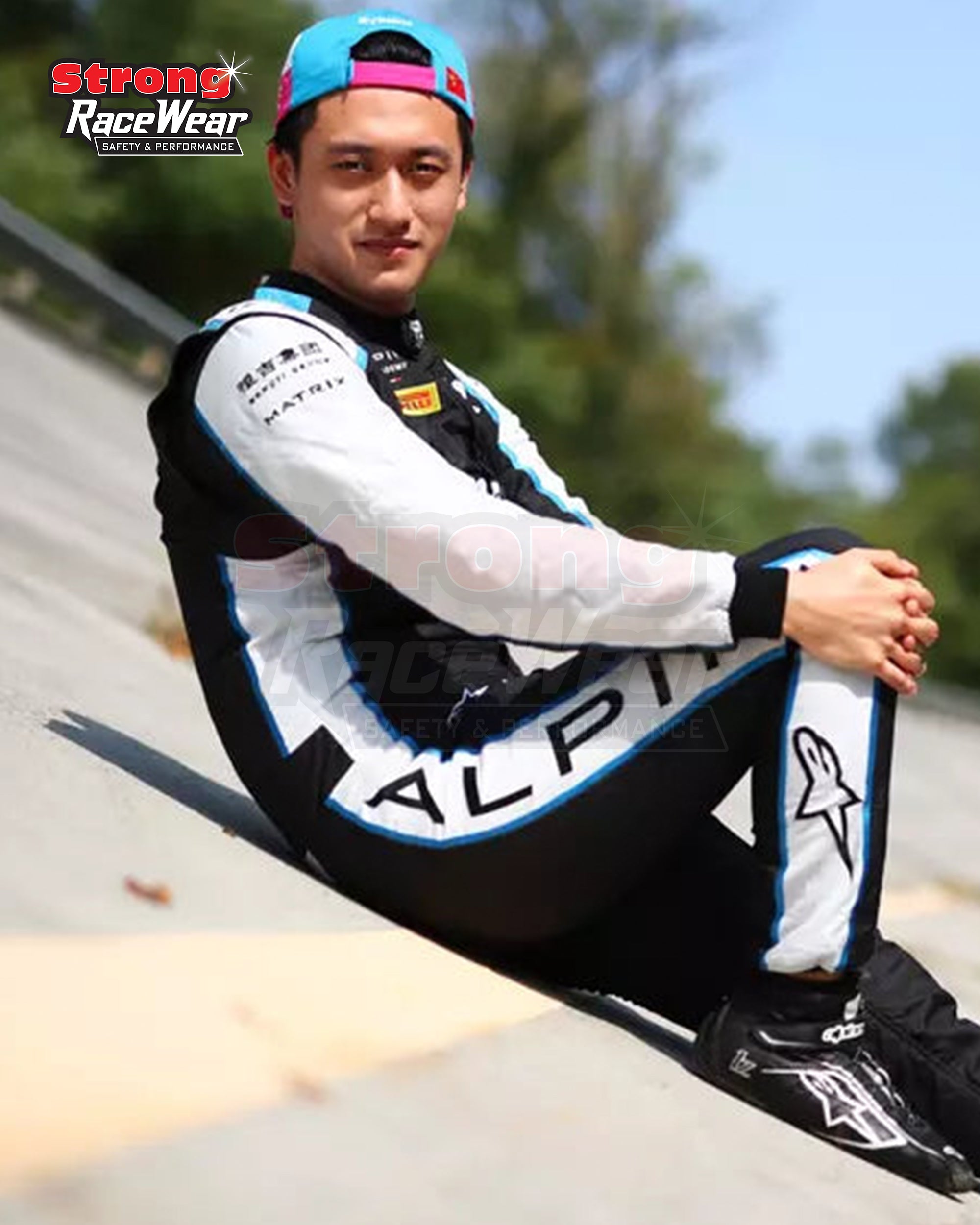 2021 Zhou Guanyu Formula 2 Race Suit