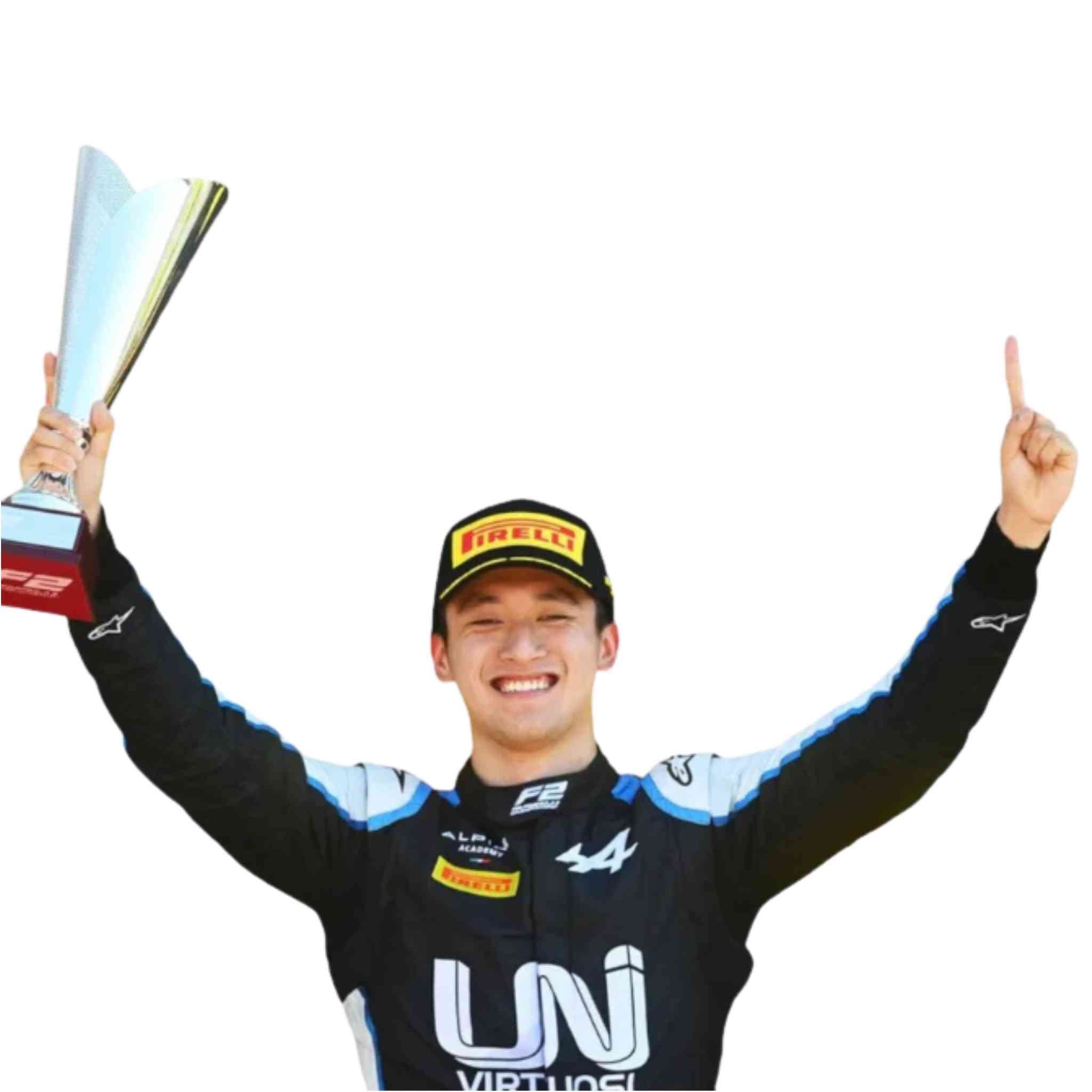 2021 Zhou Guanyu Formula 2 Race Suit