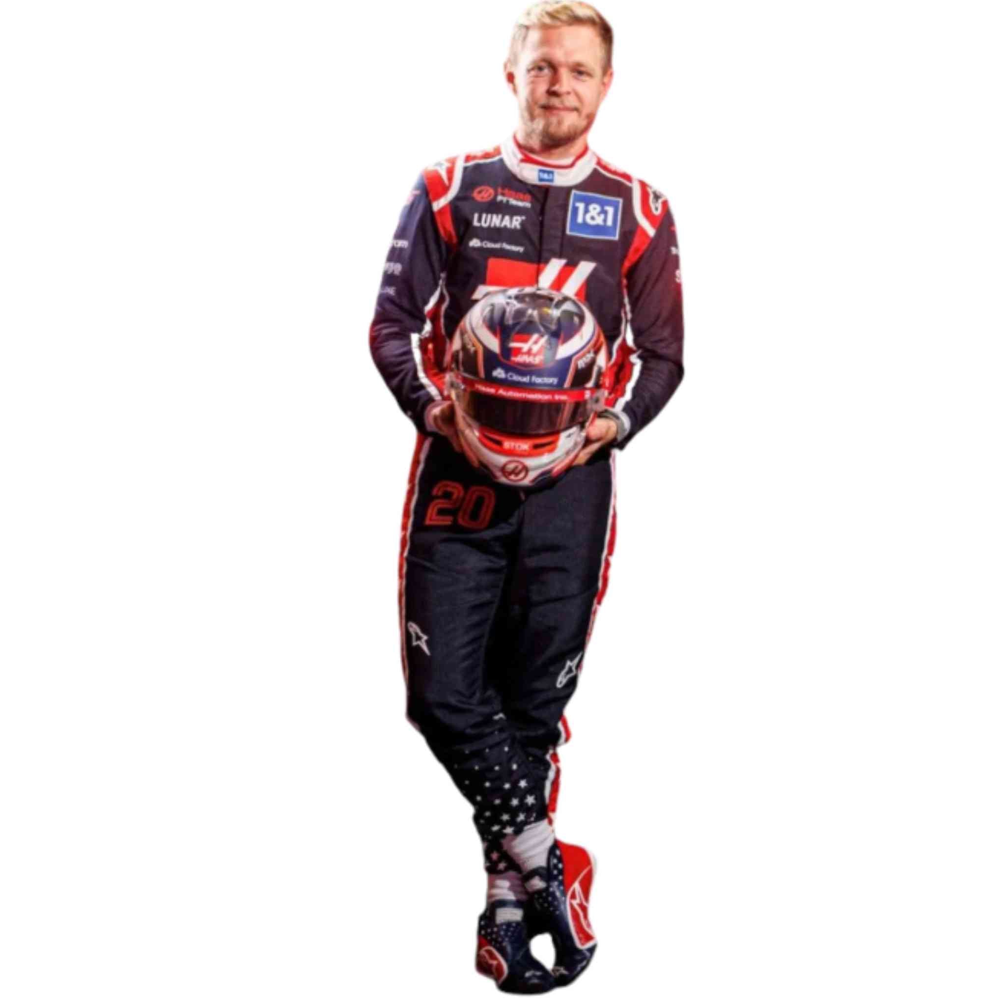 2022 Kevin Magnussen Haas Team F1 Race Suit- US GP