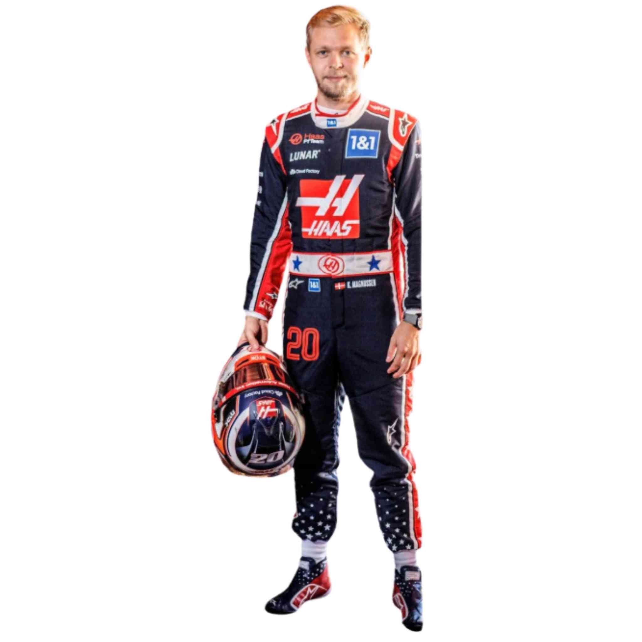 2022 Kevin Magnussen Haas Team F1 Race Suit- US GP