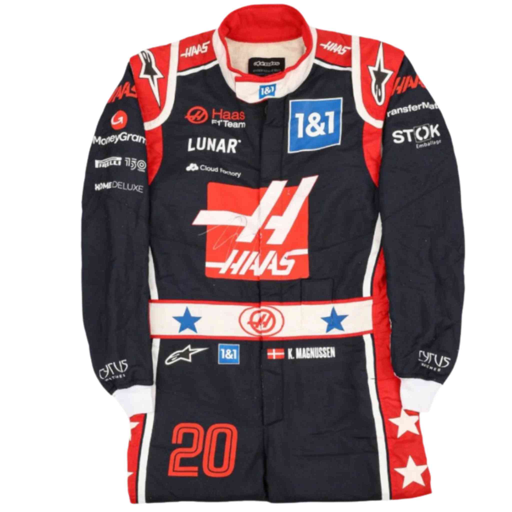 2022 Kevin Magnussen Haas Team F1 Race Suit- US GP