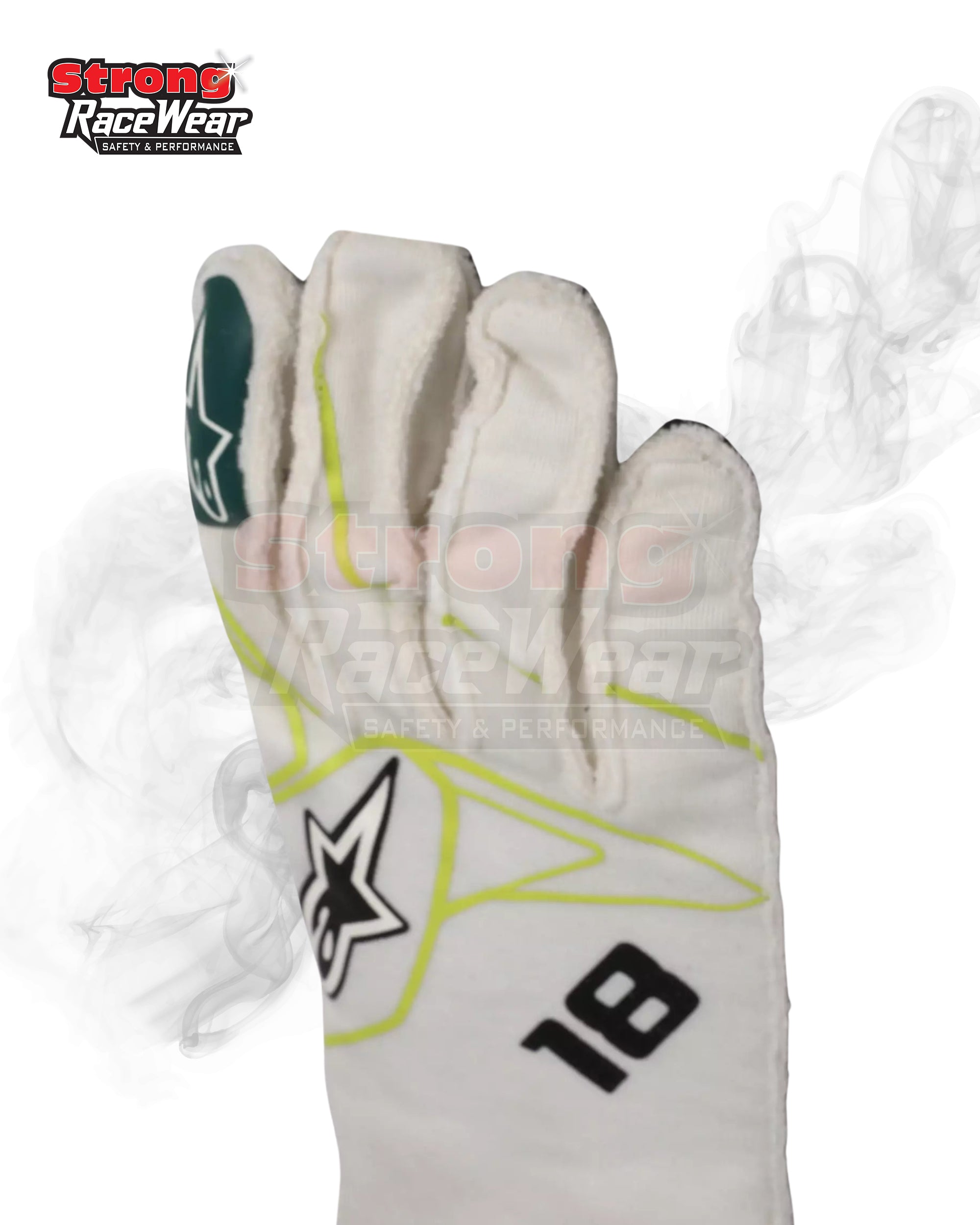 2022 Lance Stroll Race Gloves Strong Racewear