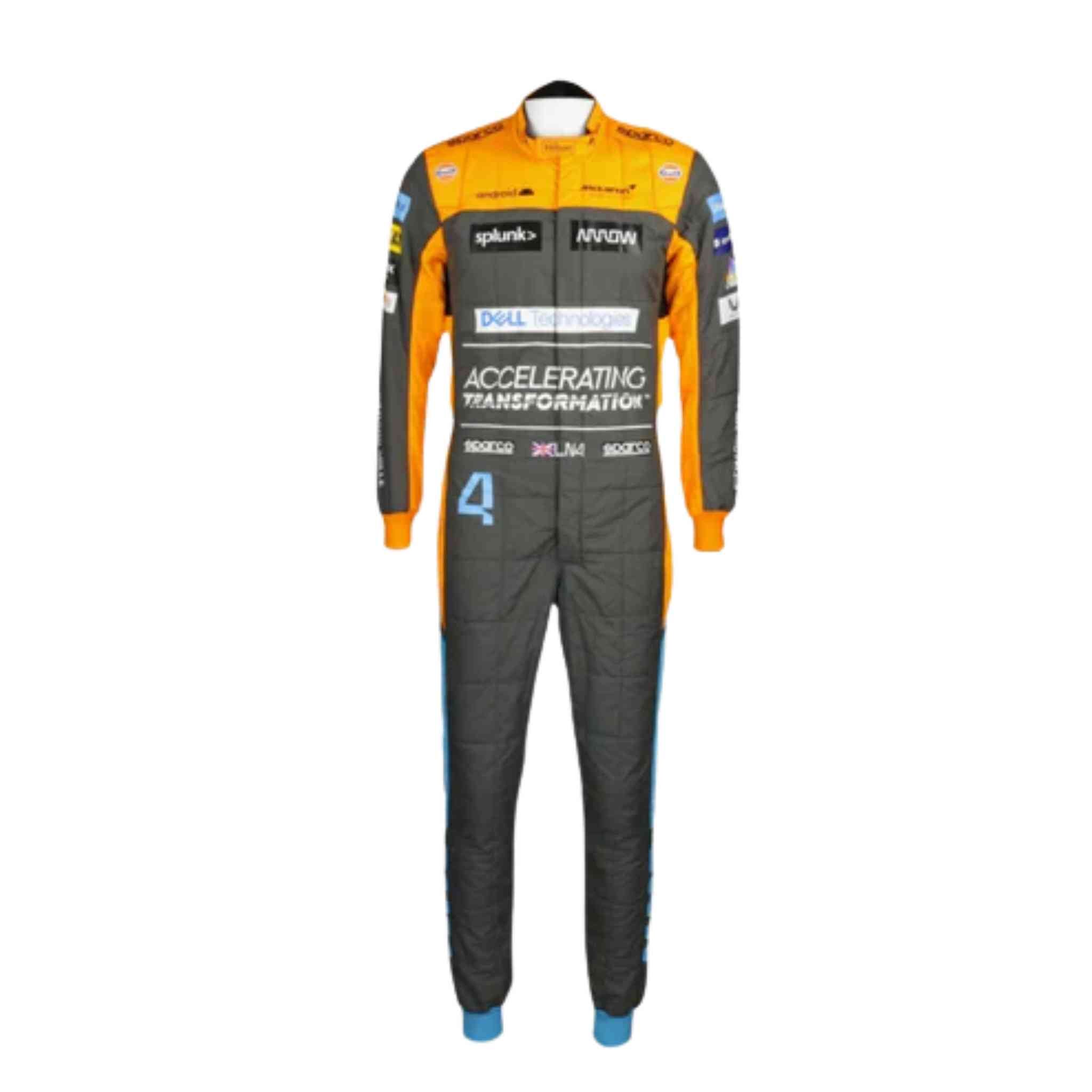2022 McLaren Lando Norris F1 Team Racing Race Suit