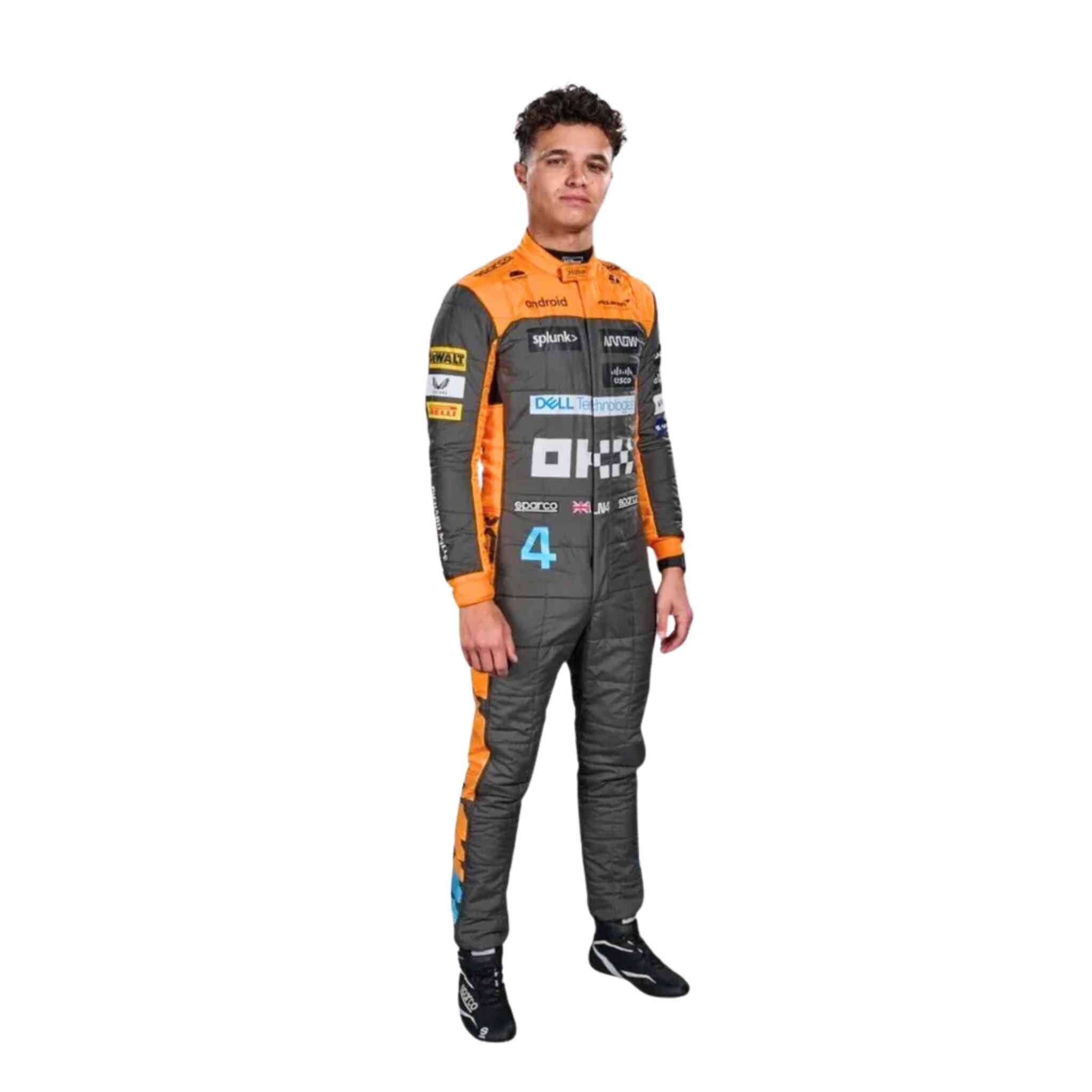 2022 McLaren Lando Norris F1 Team Racing Race Suit