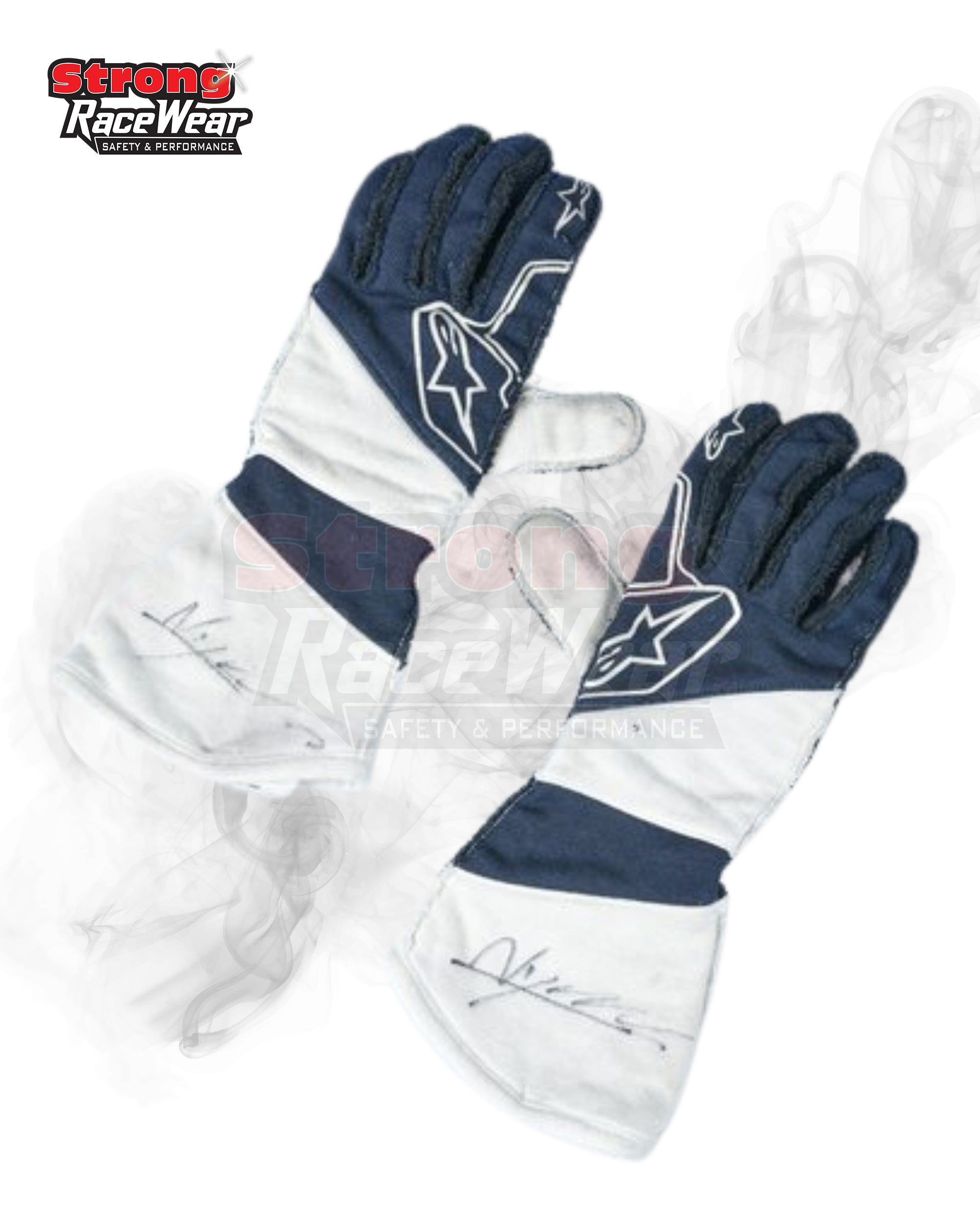 2022 Nyck De Vries Scuderia Alphatauri Formula One Race Gloves Strong Racewear