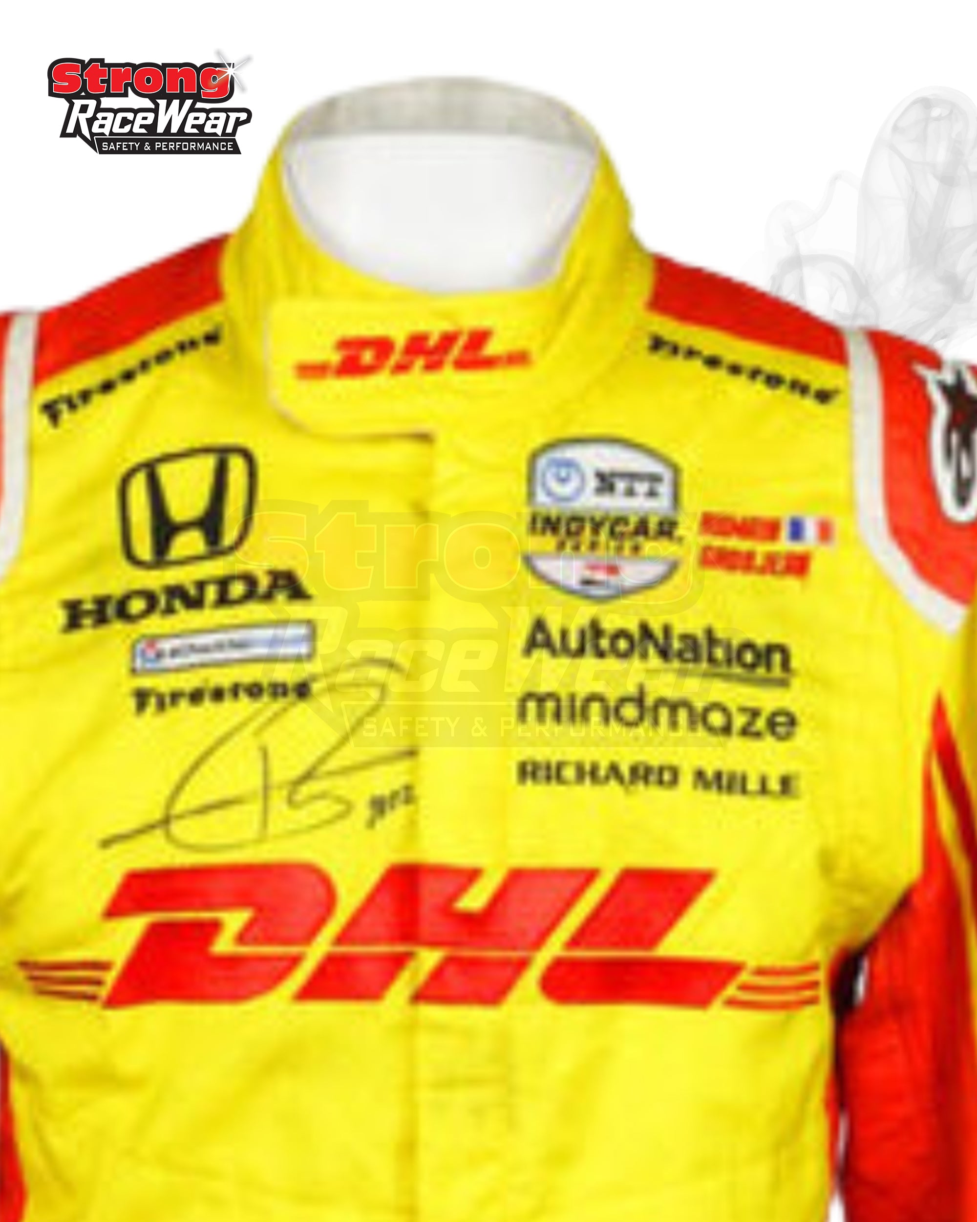 2022 Romain Grosjean Autosport Indycar Racing Suit
