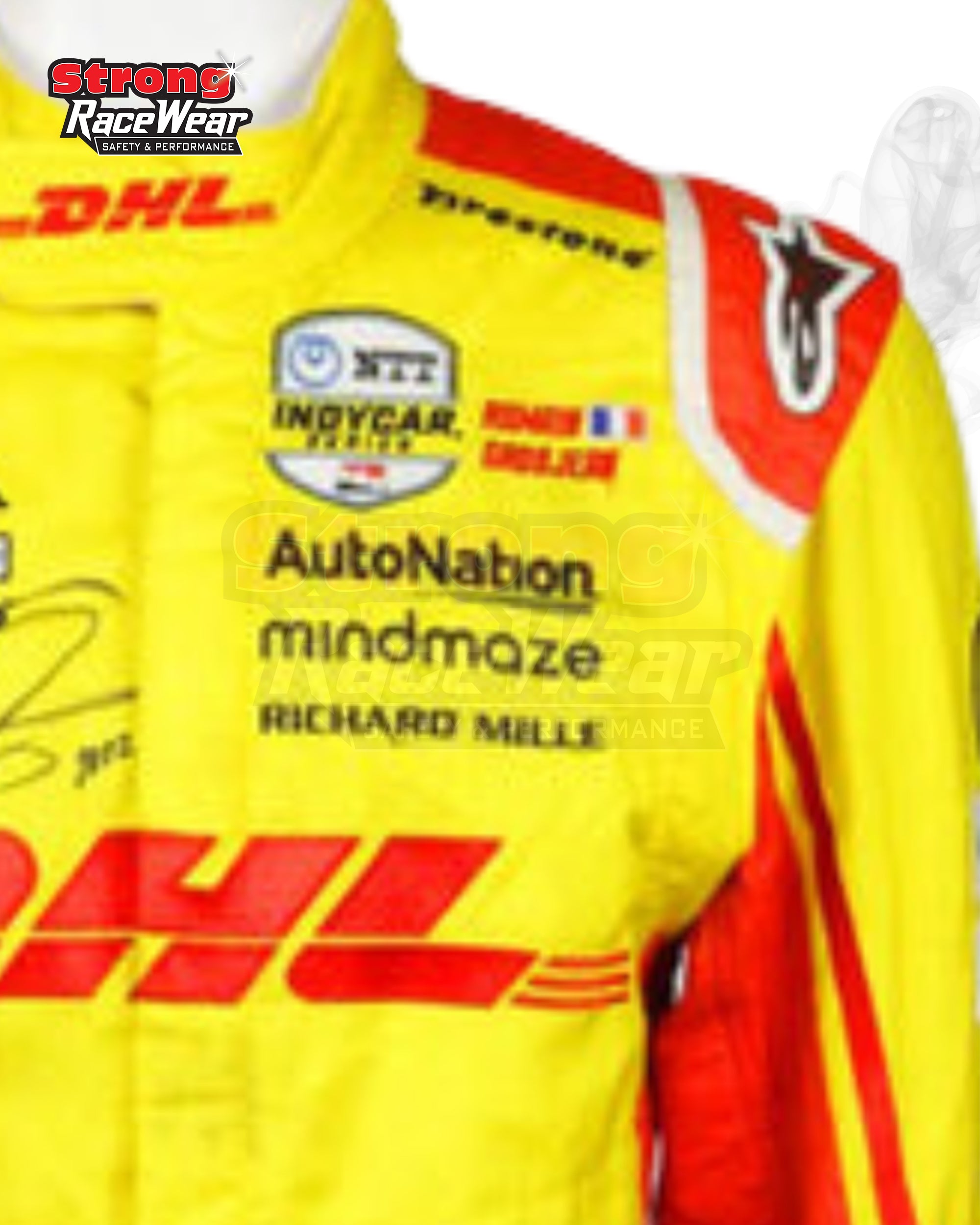 2022 Romain Grosjean Autosport Indycar Racing Suit