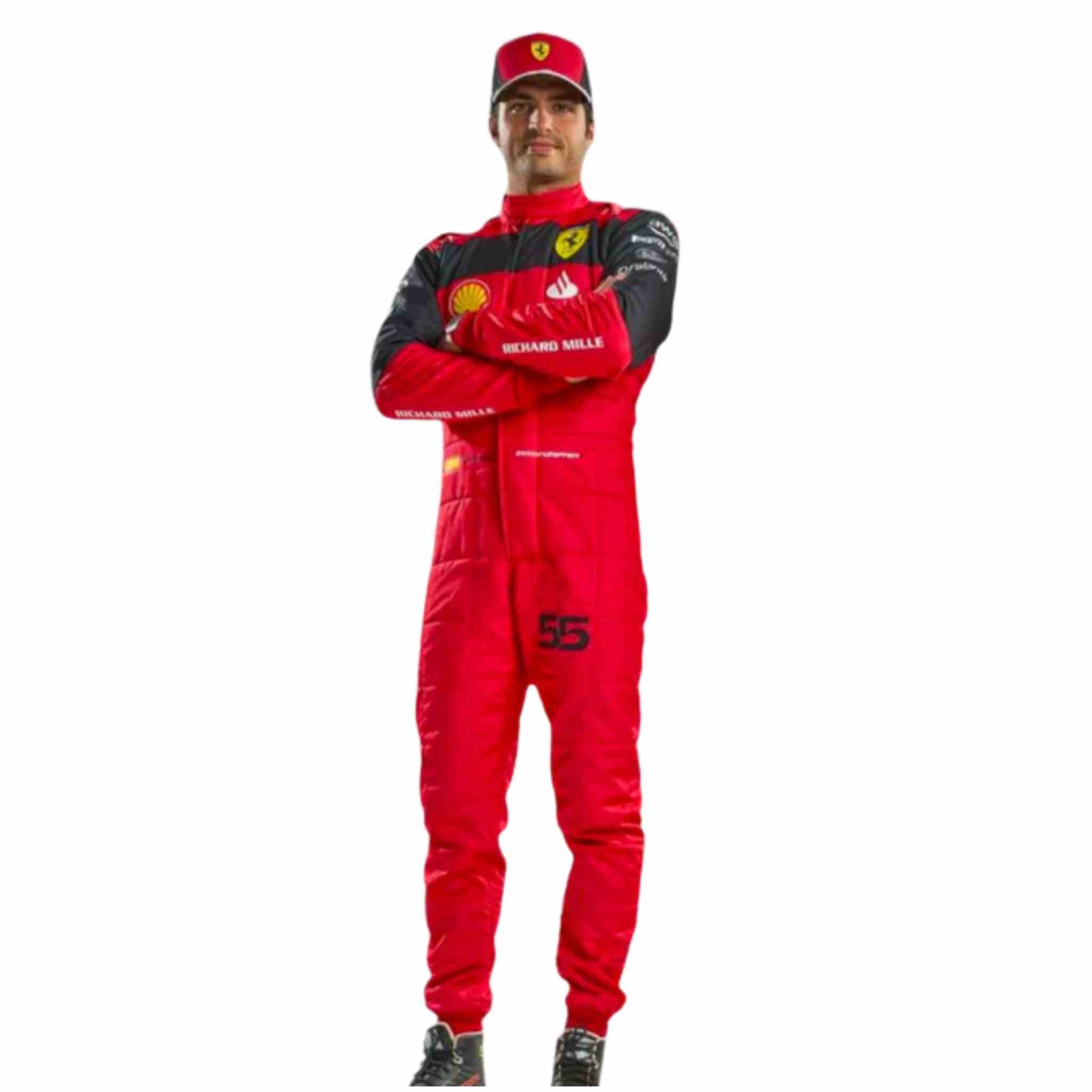 2022 Scuderia Ferrari Carlos Sainz New Race Suit F1