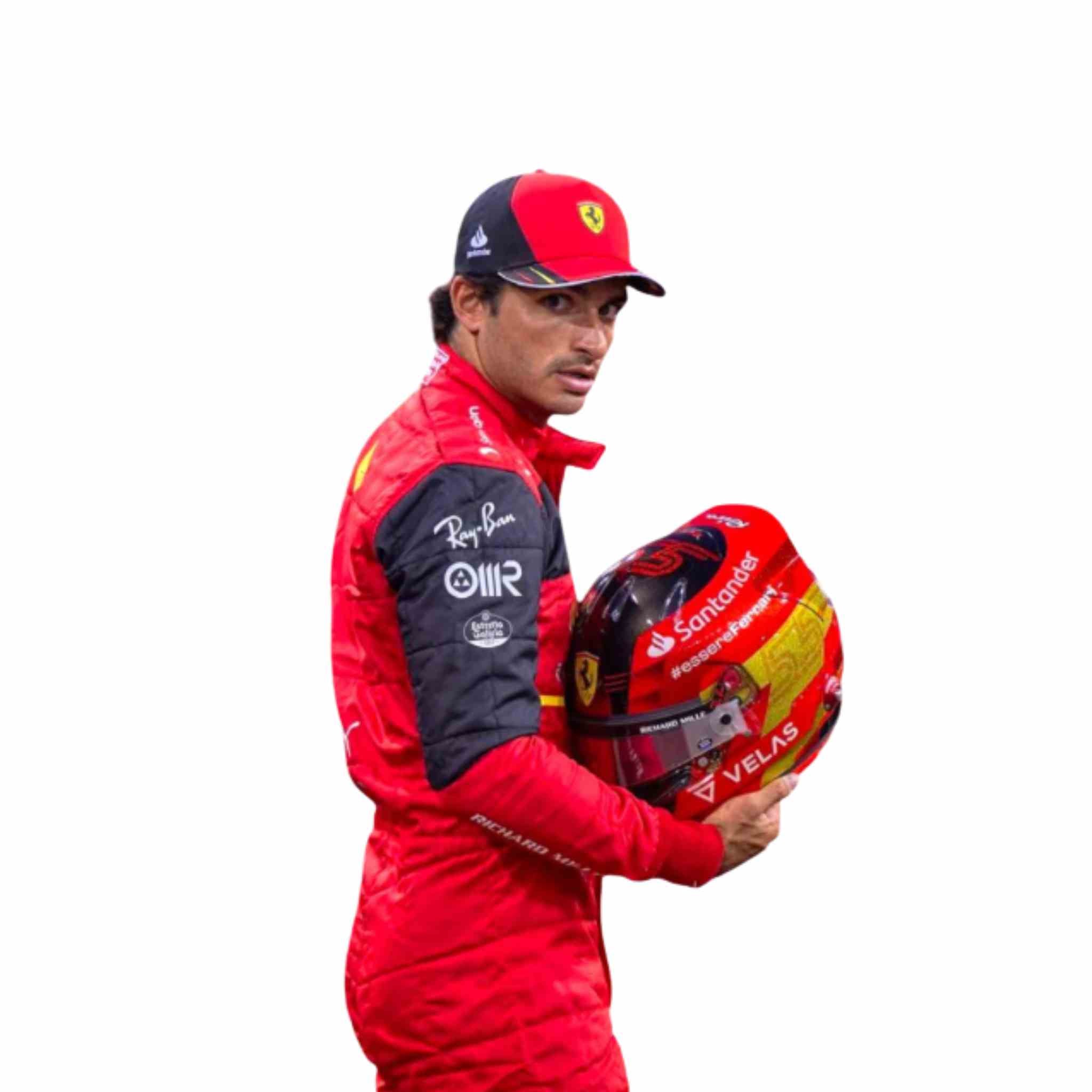 2022 Scuderia Ferrari Carlos Sainz New Race Suit F1